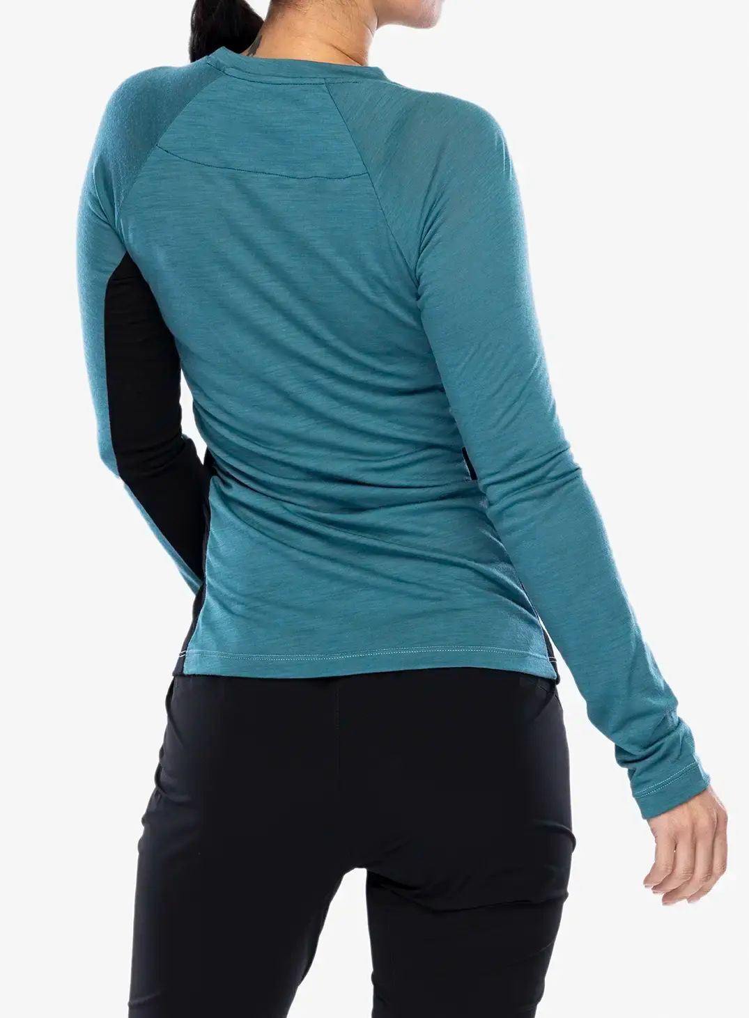 Ženski longsleeve Millet Trilogy Wool TS LS -  hydro/black