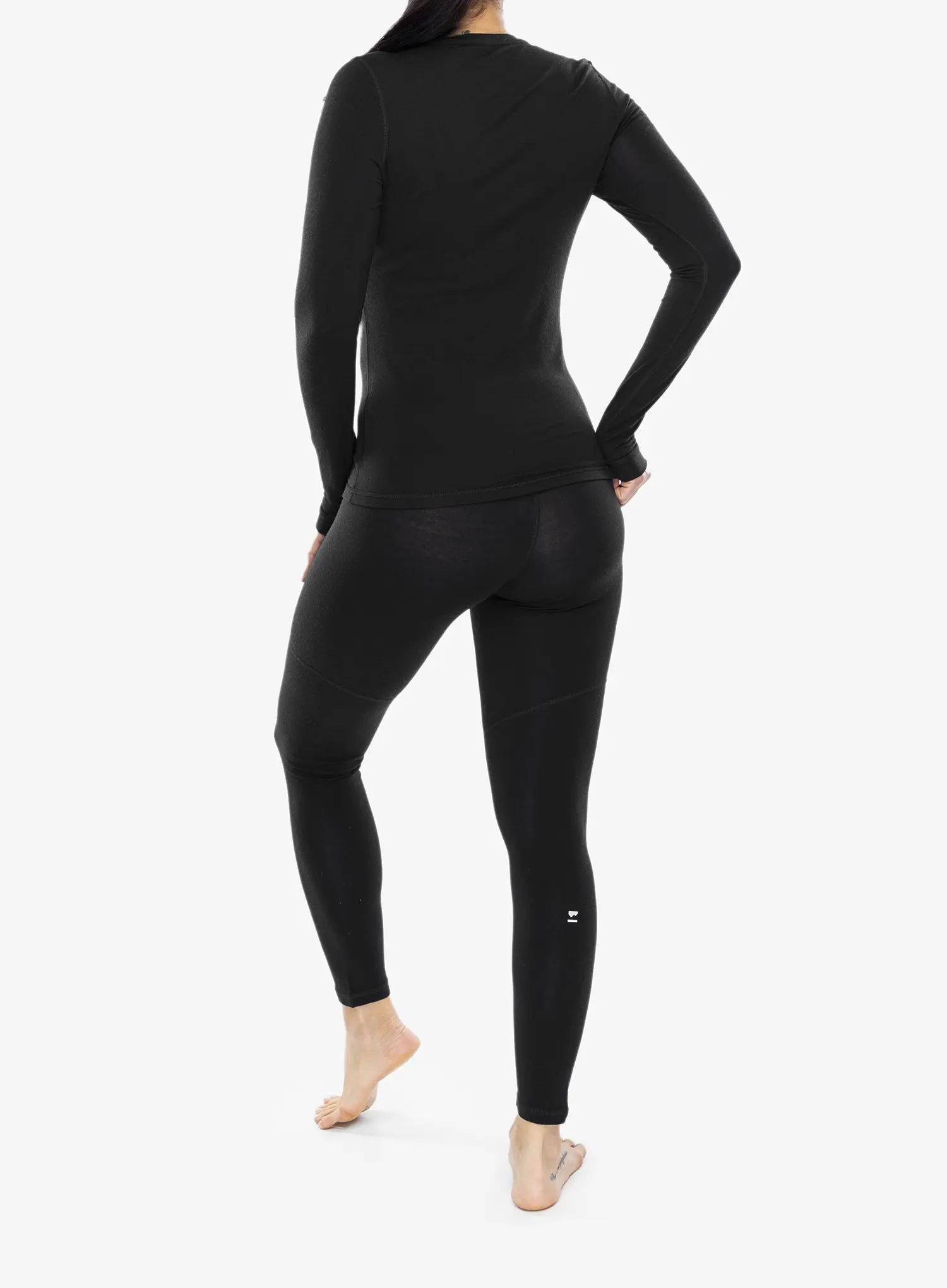 Ženska dukserica Mons Royale Cascade Merino Flex 200 LS - black