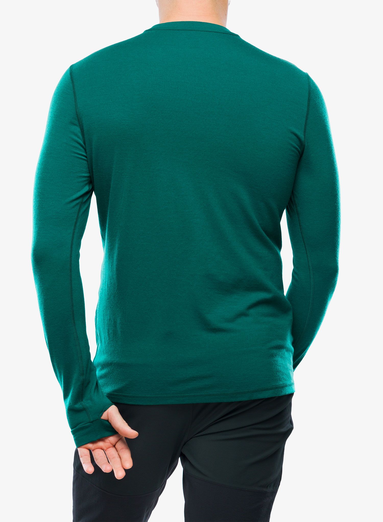Termoaktivna dukserica Mons Royale Cascade Merino Flex 200 LS - evergreen