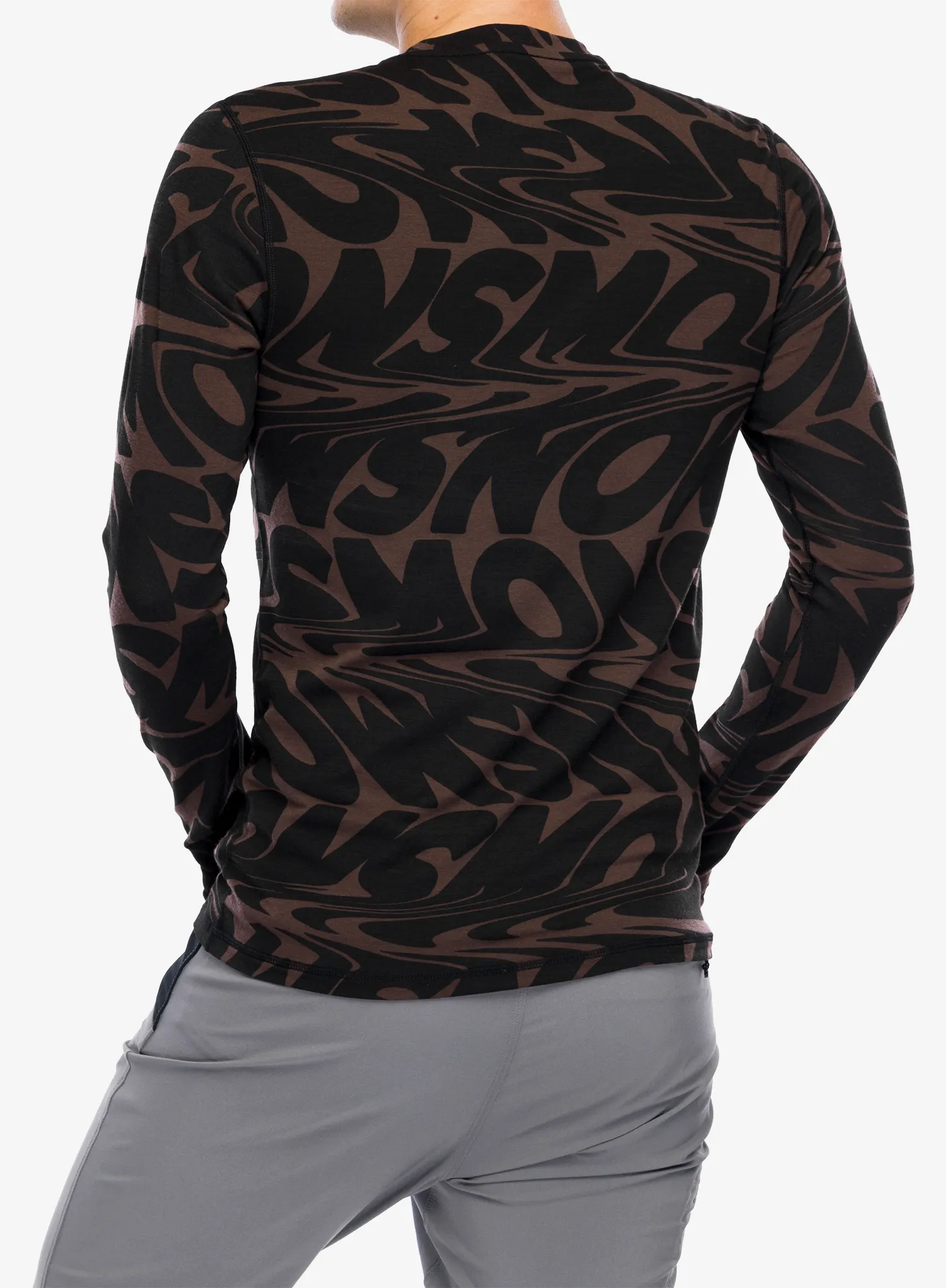 Termoaktivna dukserica Mons Royale Cascade Merino Flex 200 LS - signal lost cedar