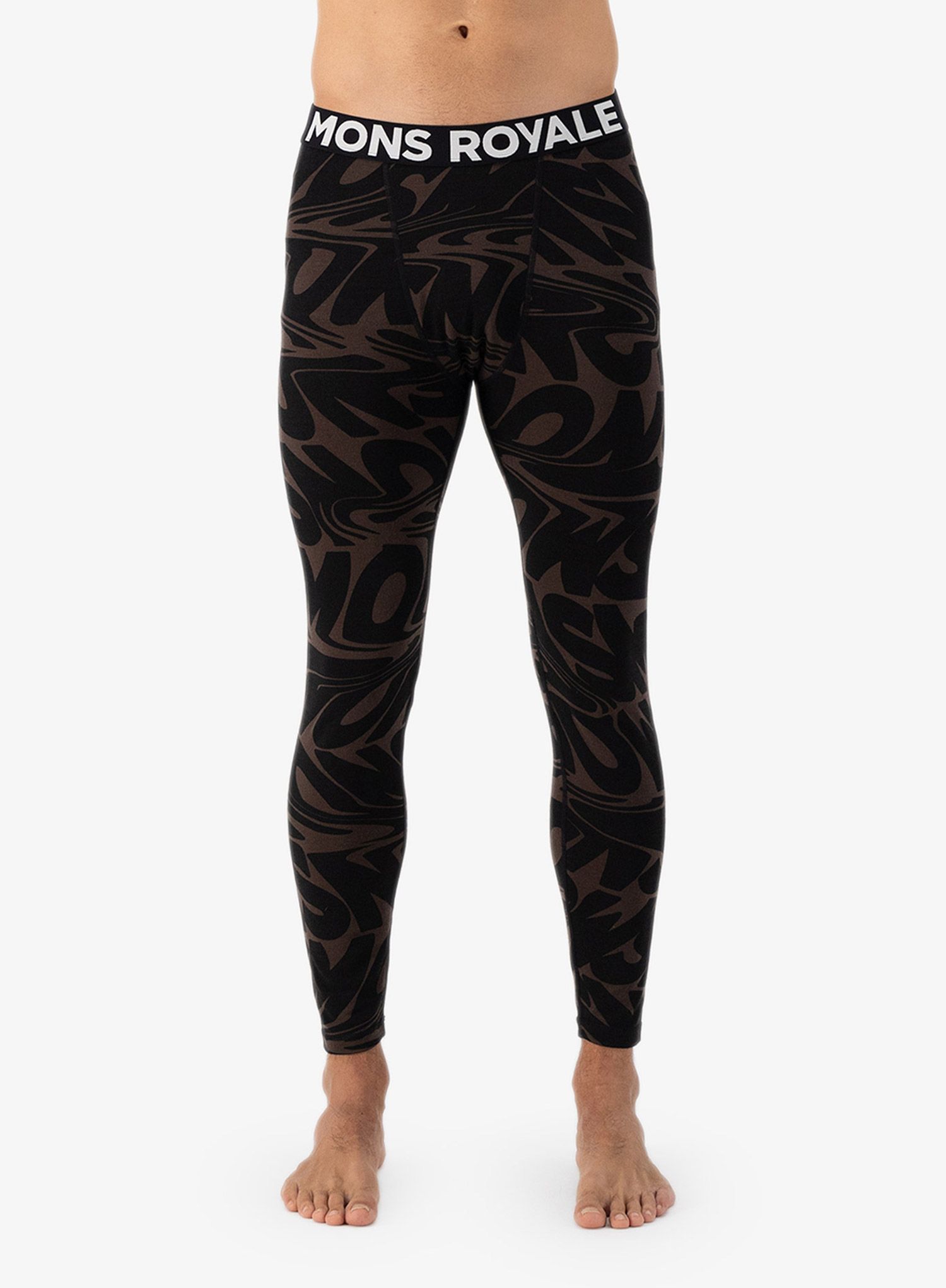 Termo tajice Mons Royale Cascade Merino Flex 200 Legging - signal lost cedar