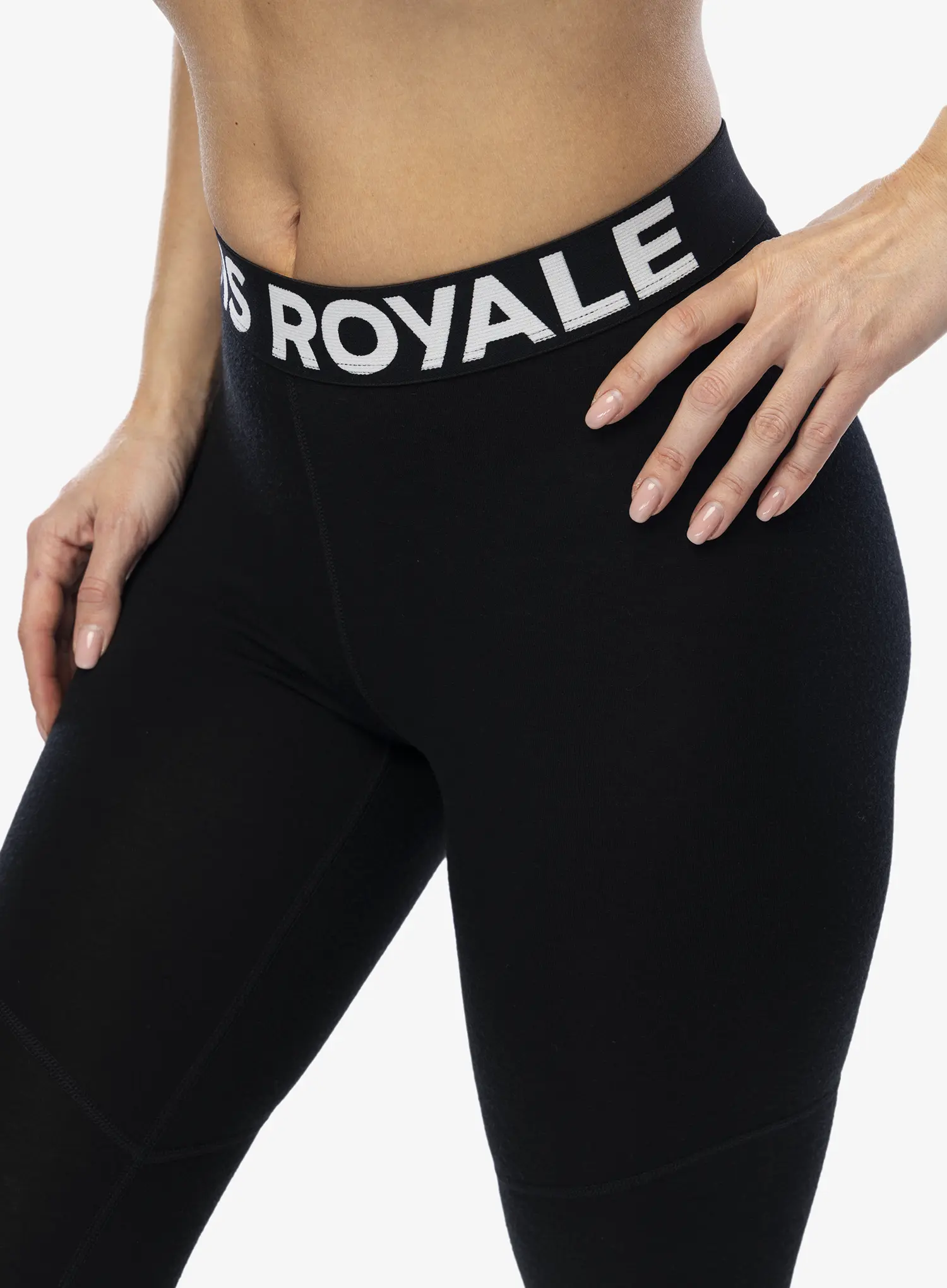 Ženske termo tajice Mons Royale Cascade Merino Flex 200 Legging - black