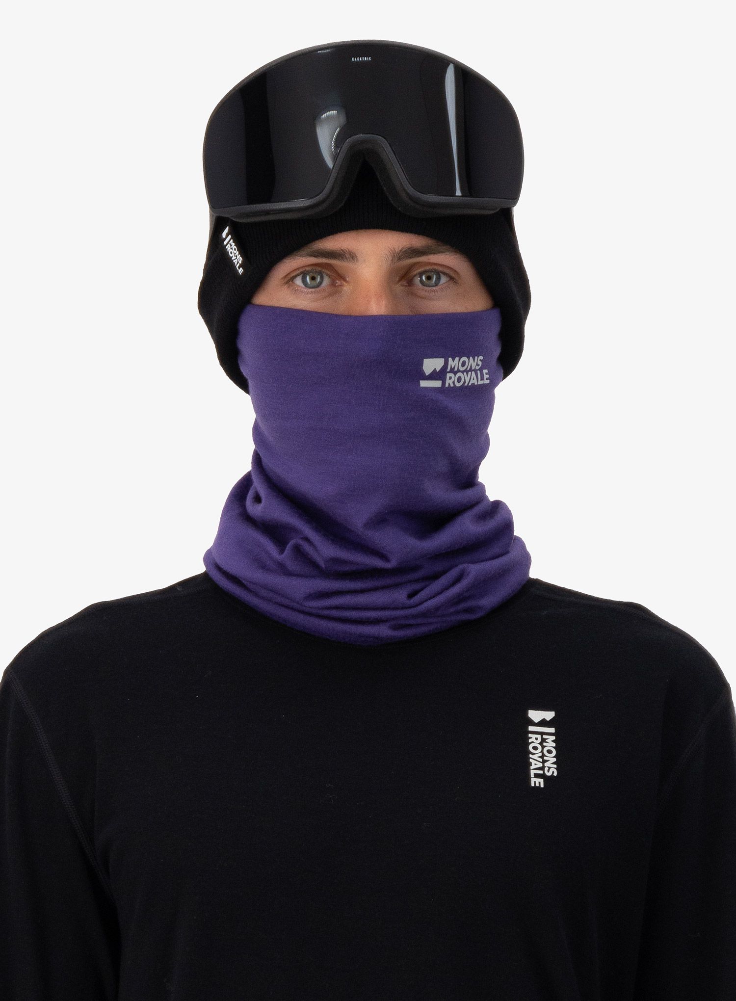 Grijač za vrat Mons Royale Double Up Neckwarmer - violet