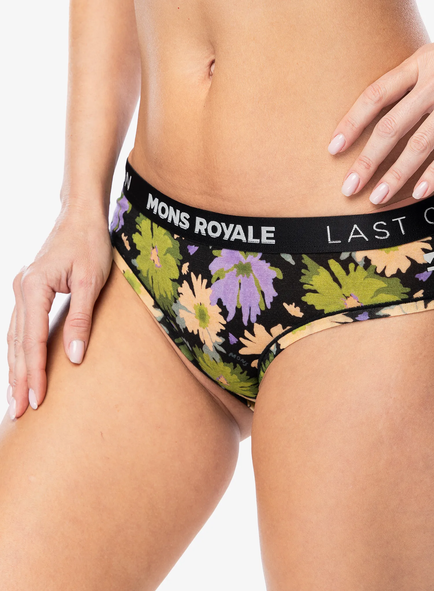 Ženske termoaktivne gaćice Mons Royale FOLO Brief - alpine bloom