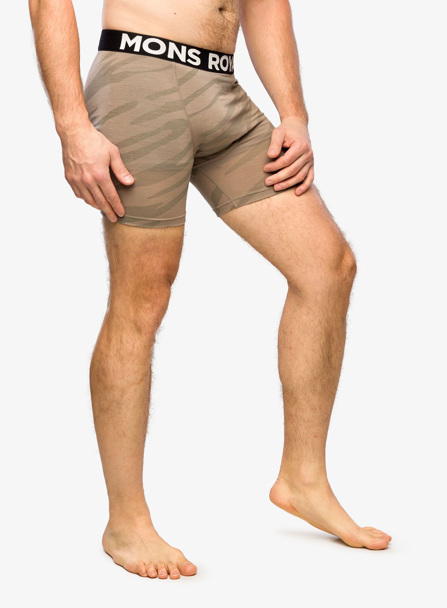 Termoaktivne bokserice Mons Royale Hold 'em Boxer - undercover camo