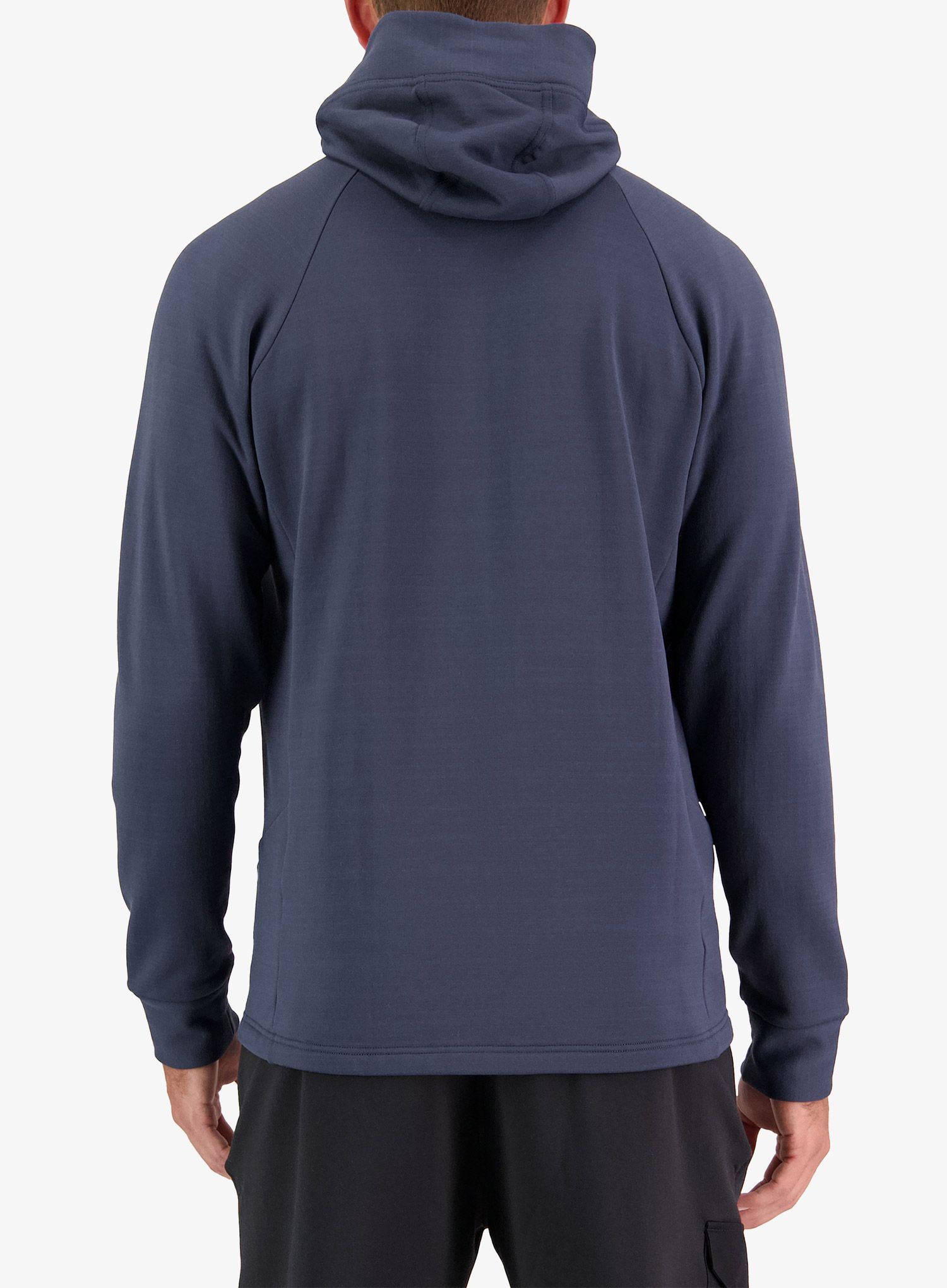 Majica s kapuljačom Mons Royale Nevis Merino Fleece Hood - midnight