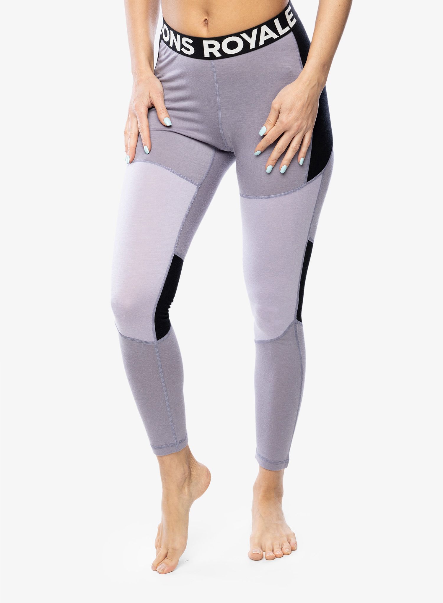 Ženske termo tajice Mons Royale Olympus Legging - thistle cloud