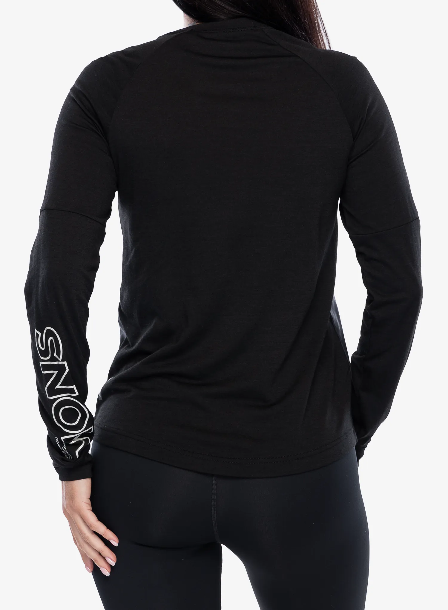 Ženska dukserica Mons Royale Tarn Merino Shift Wind Jersey - black