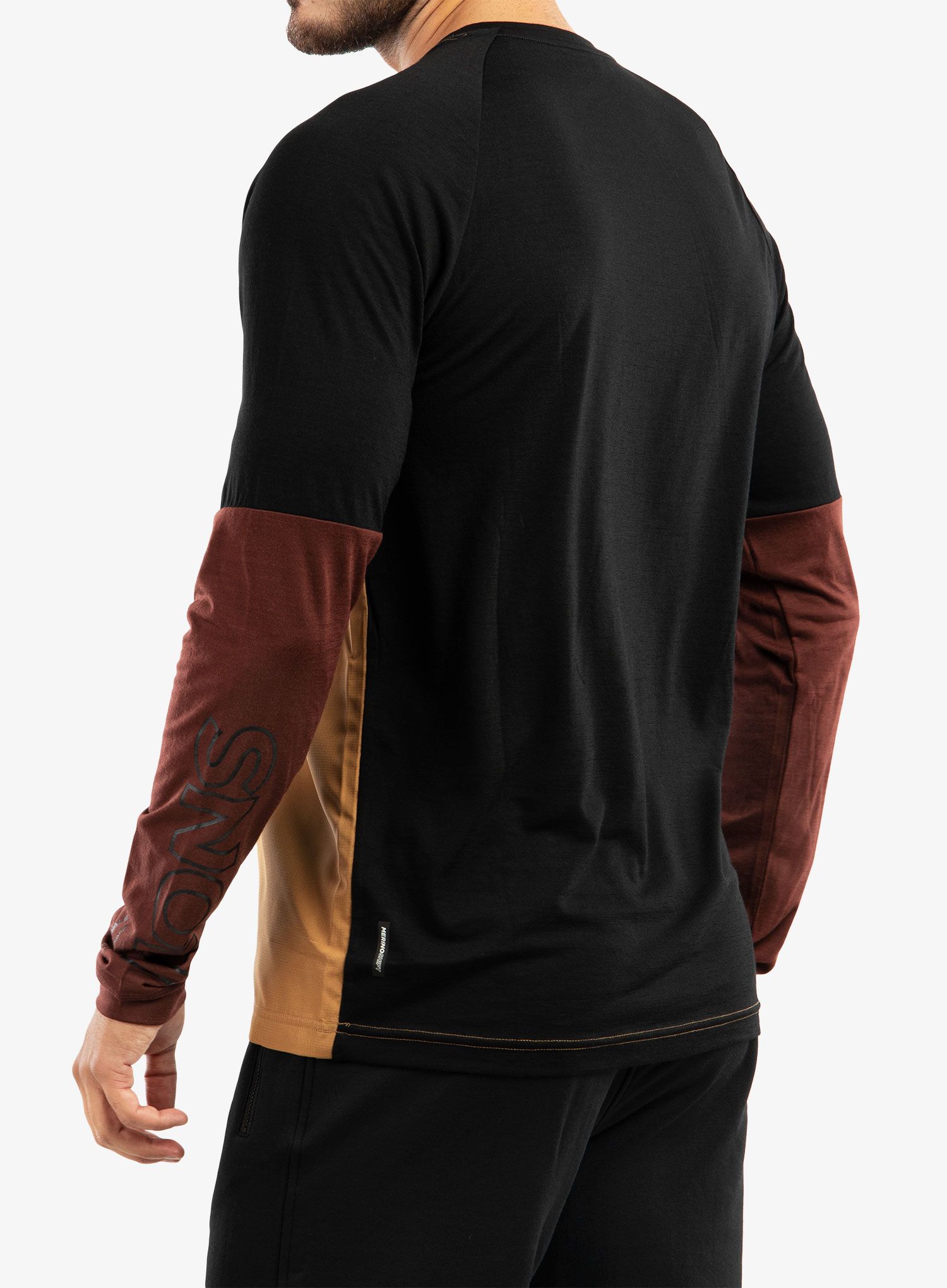 Biciklistička dukserica Mons Royale Tarn Merino Shift Wind Jersey - slow bake