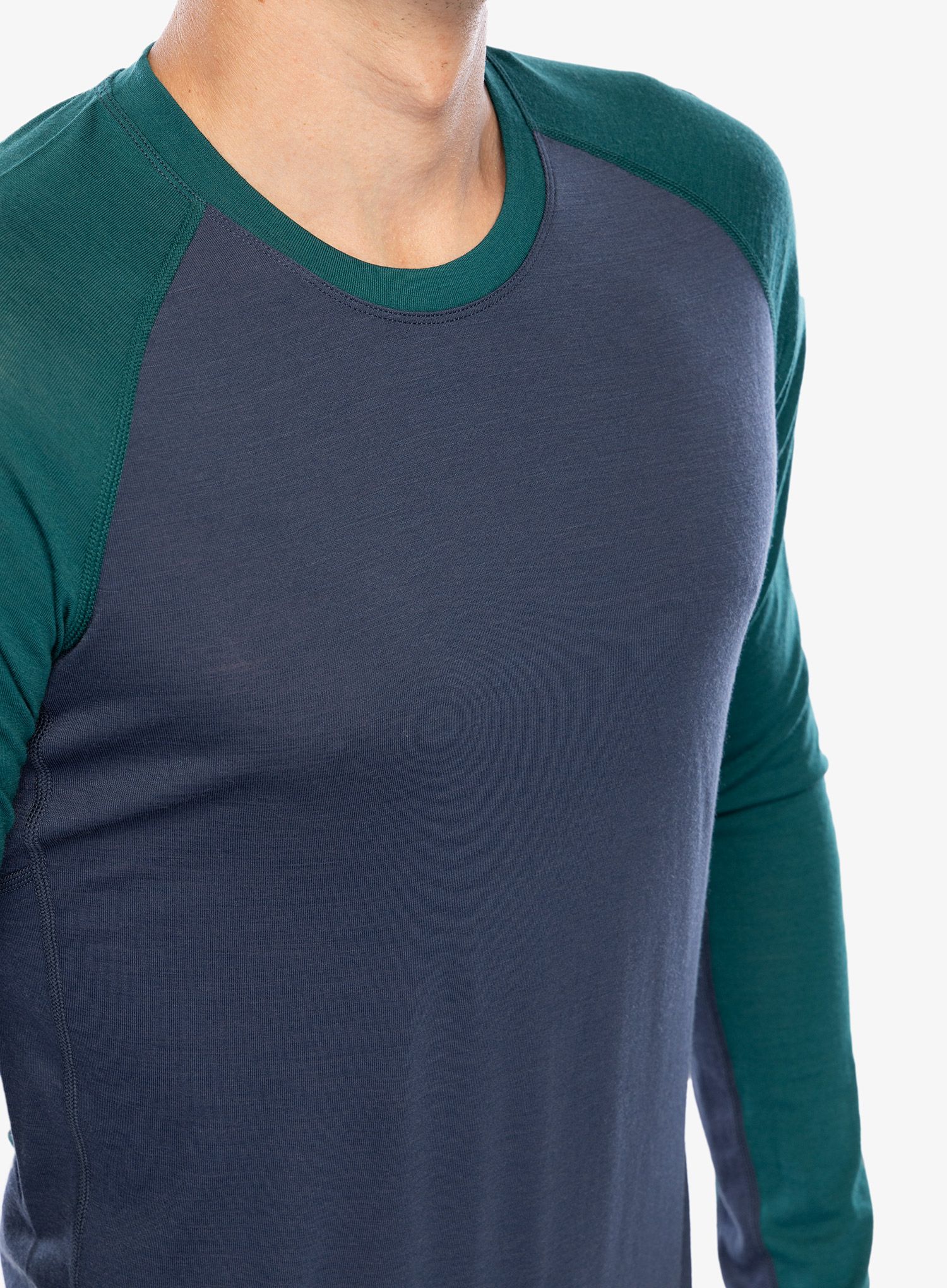 Termoaktivna dukserica Mons Royale Temple Tech LS - evergreen/midnight