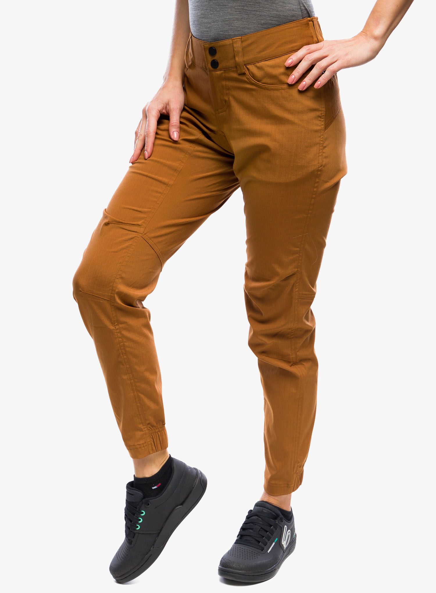 Ženske hlače Mons Royale Virage Pants - copper