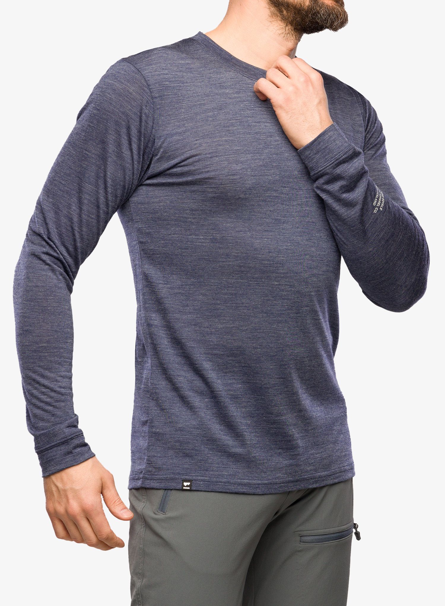 Biciklistička dukserica Mons Royale Zephyr Merino Cool LS - midnight