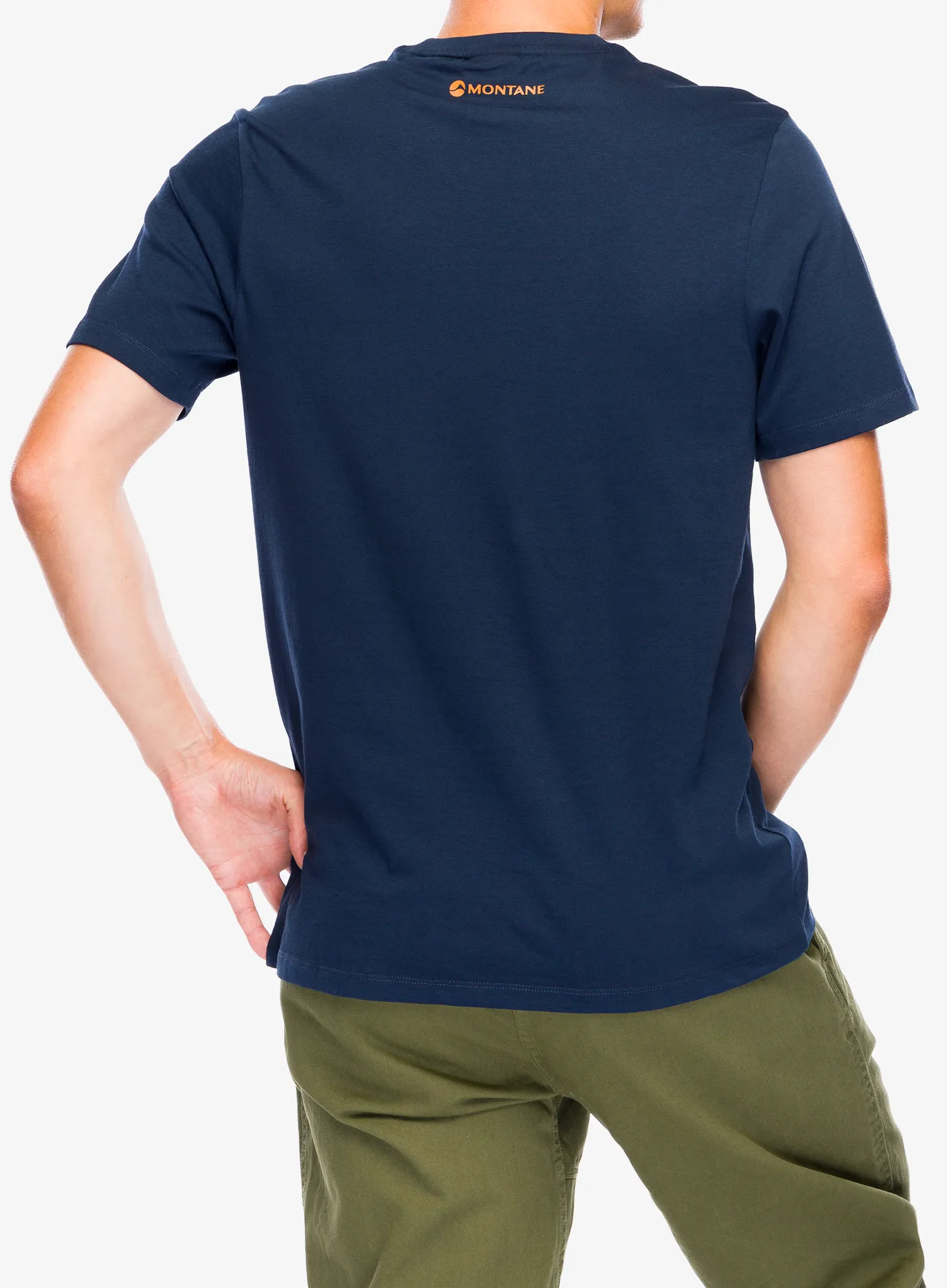 Majica s tiskom Montane Abstract Mountain T-Shirt - eclipse blue