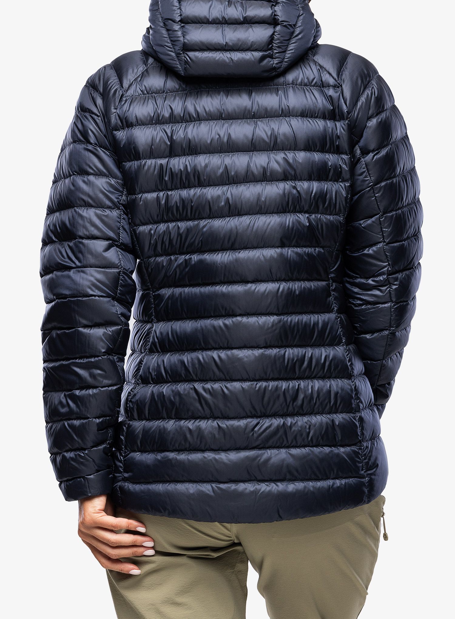 Ženska perjana jakna Montane Anti-Freeze Hoodie - eclipse blue
