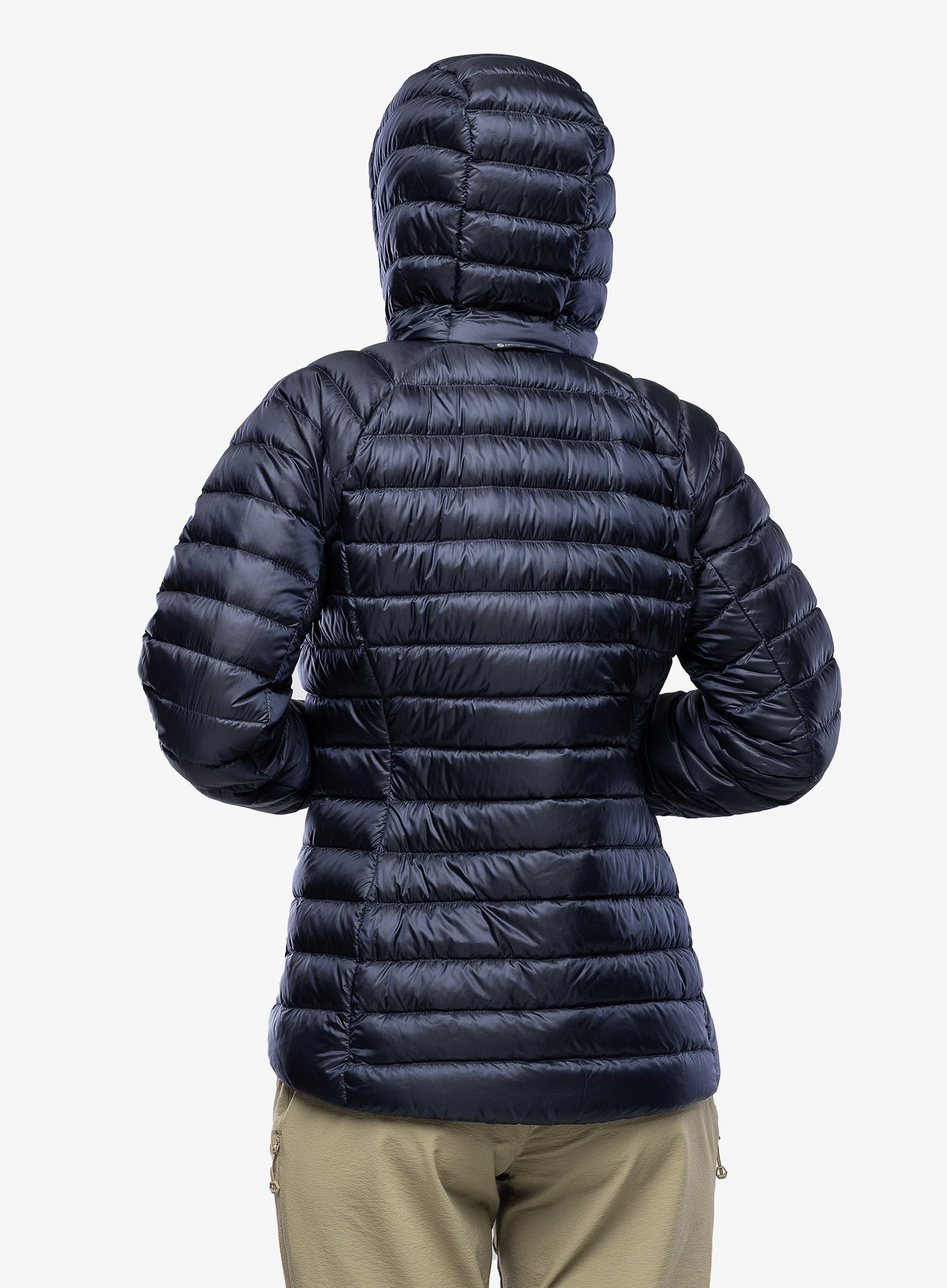 Ženska perjana jakna Montane Anti-Freeze Hoodie - eclipse blue