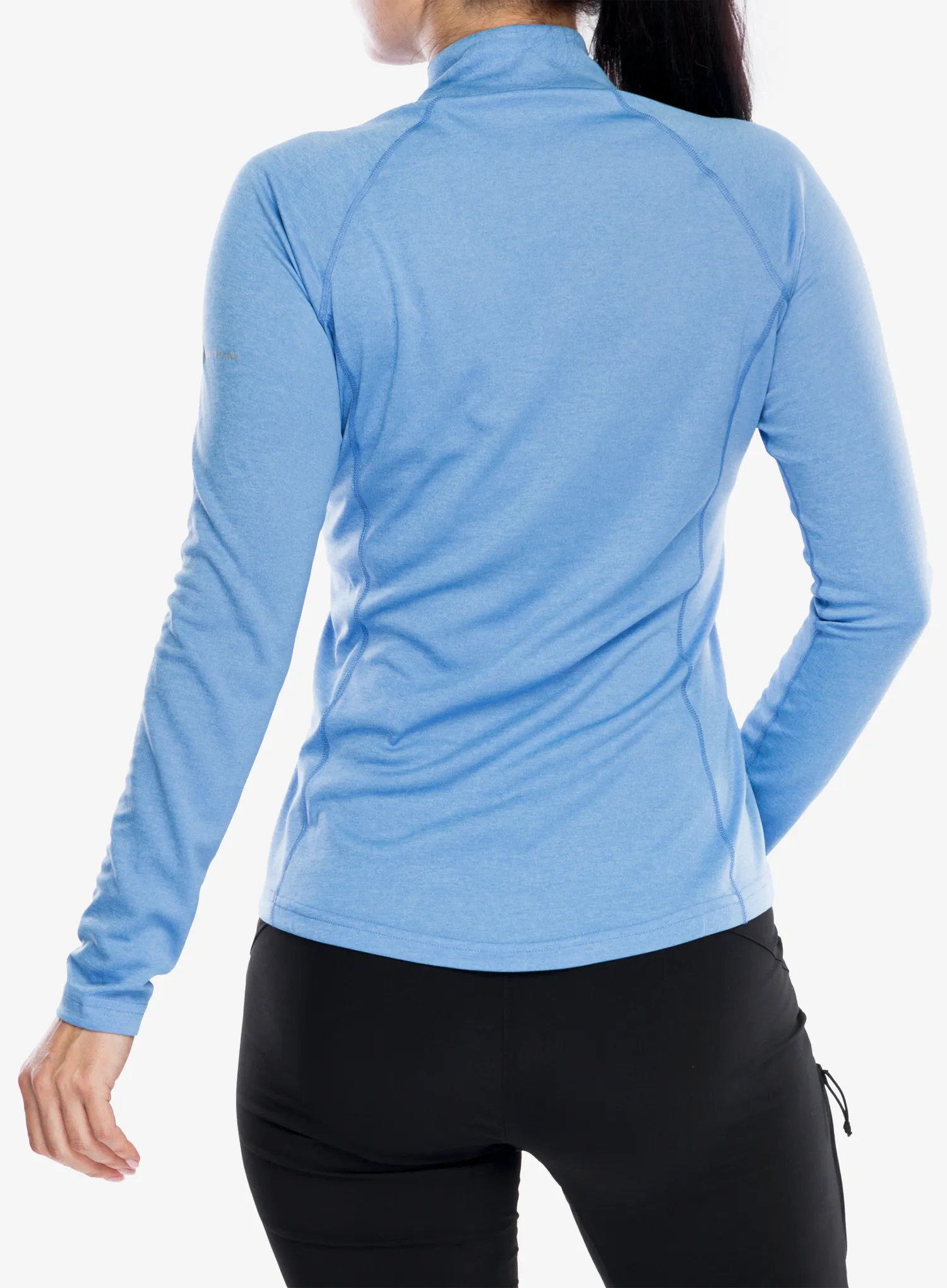 Ženska termoaktivna dukserica Montane Dart Zip Neck - cornflower