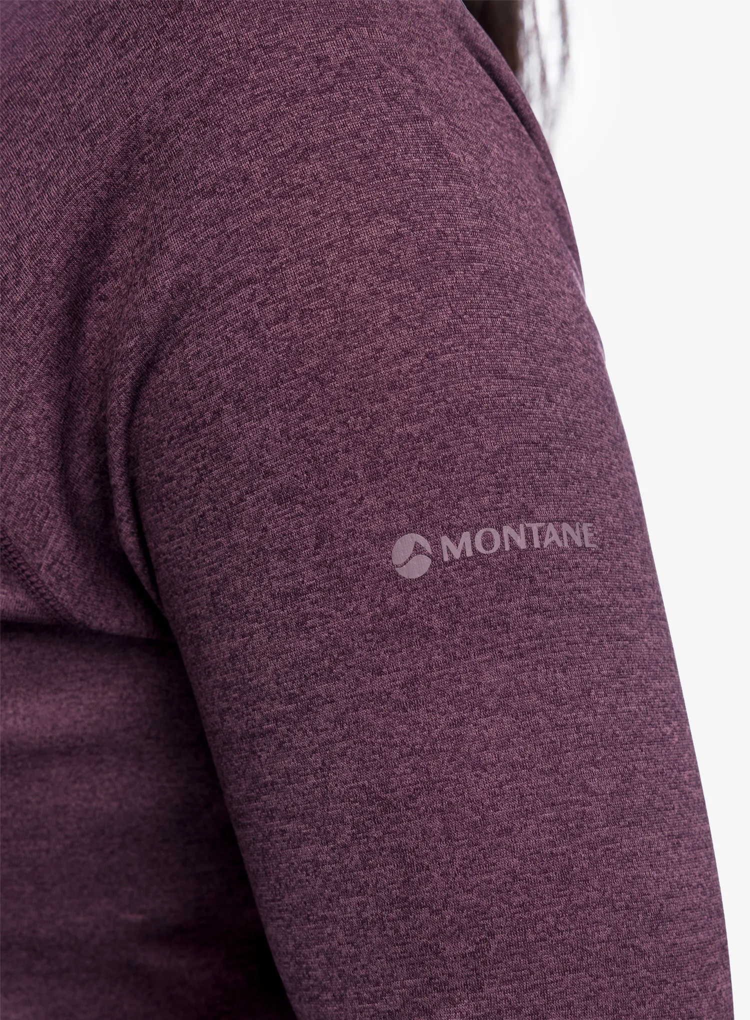 Ženska termoaktivna dukserica Montane Dart Zip Neck - mulberry