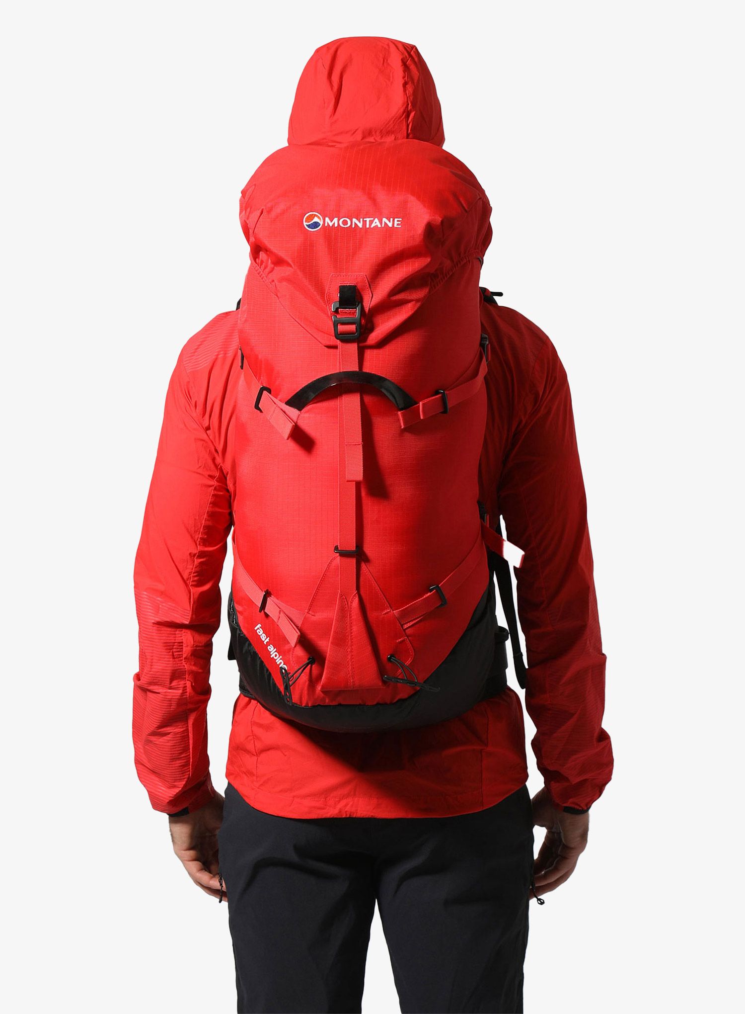 Alpinistički ruksak Montane Fast Alpine 40 - flag red