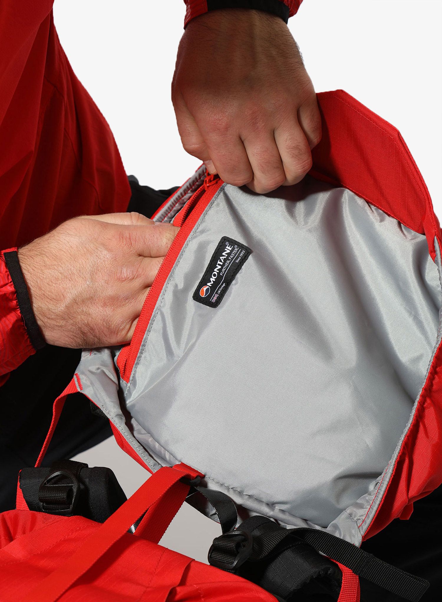 Alpinistički ruksak Montane Fast Alpine 40 - flag red