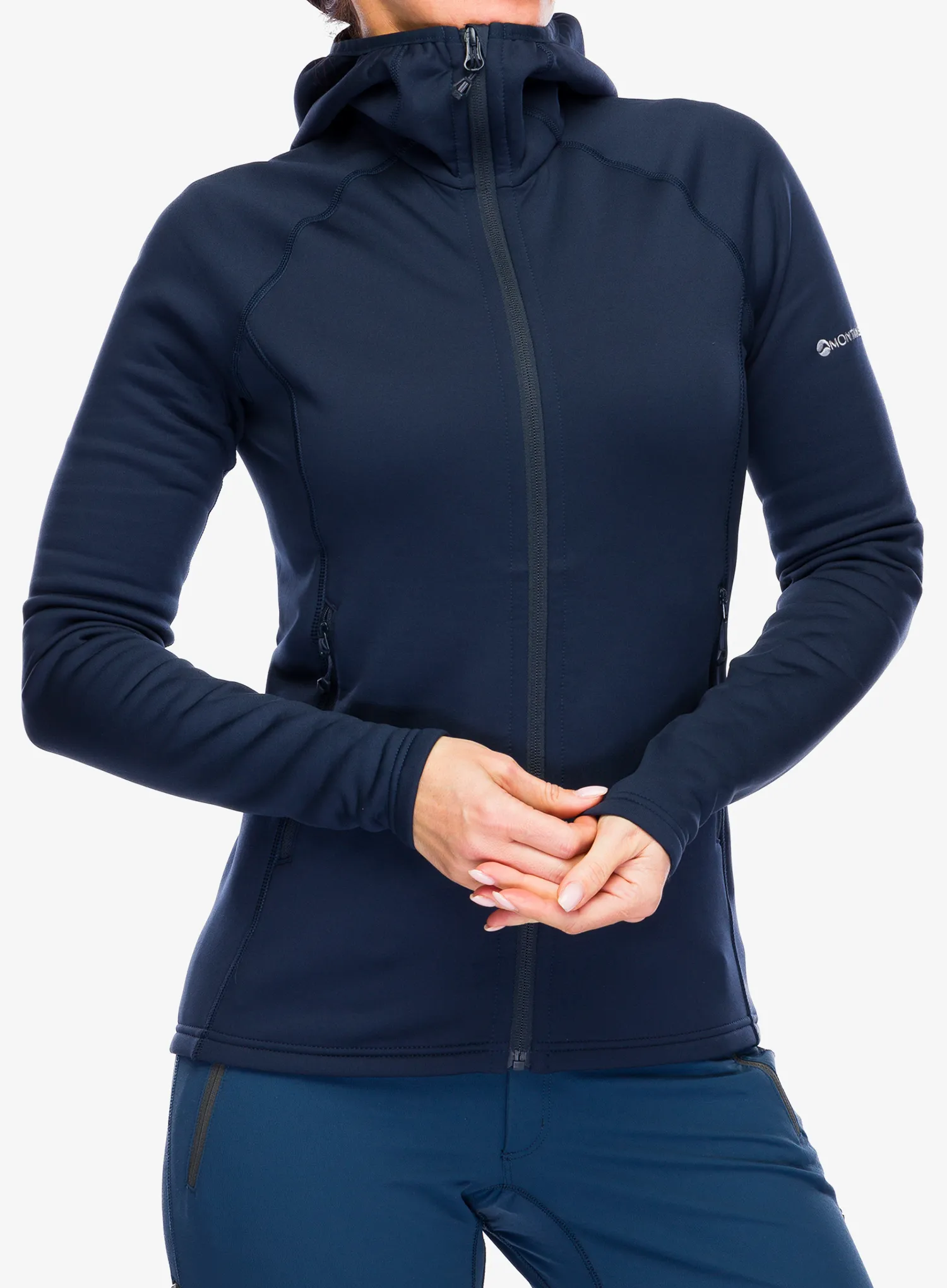Dukserica s kapuljačom ženska Montane Fury Hoodie - eclipse blue