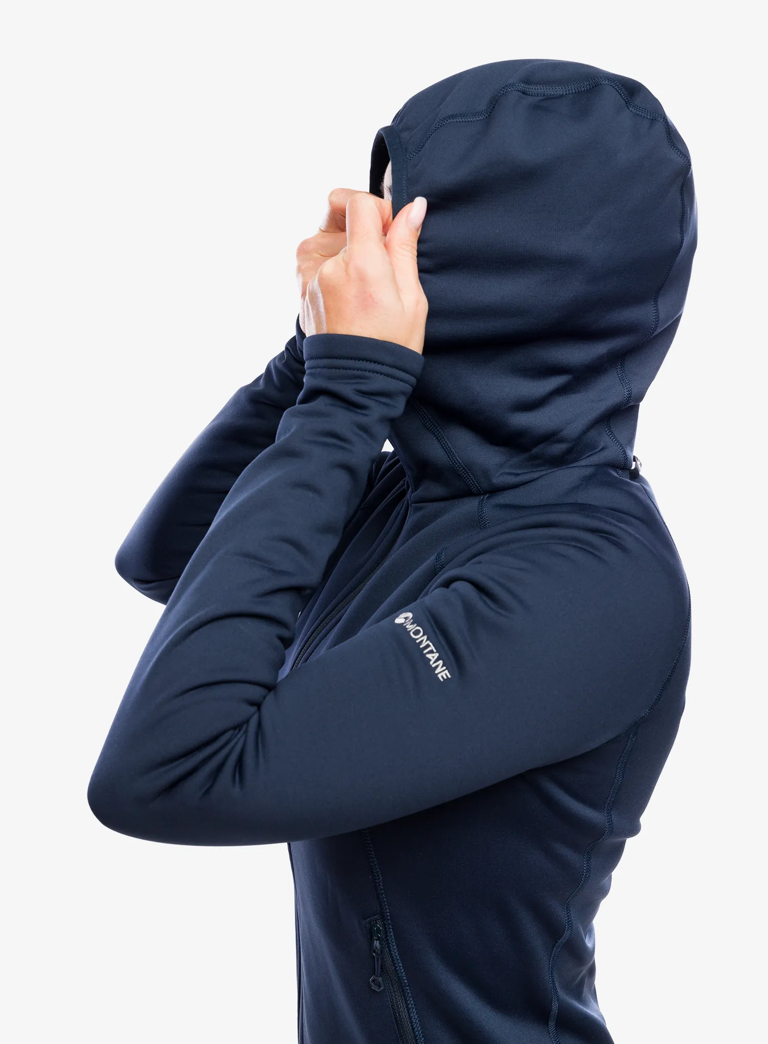 Dukserica s kapuljačom ženska Montane Fury Hoodie - eclipse blue