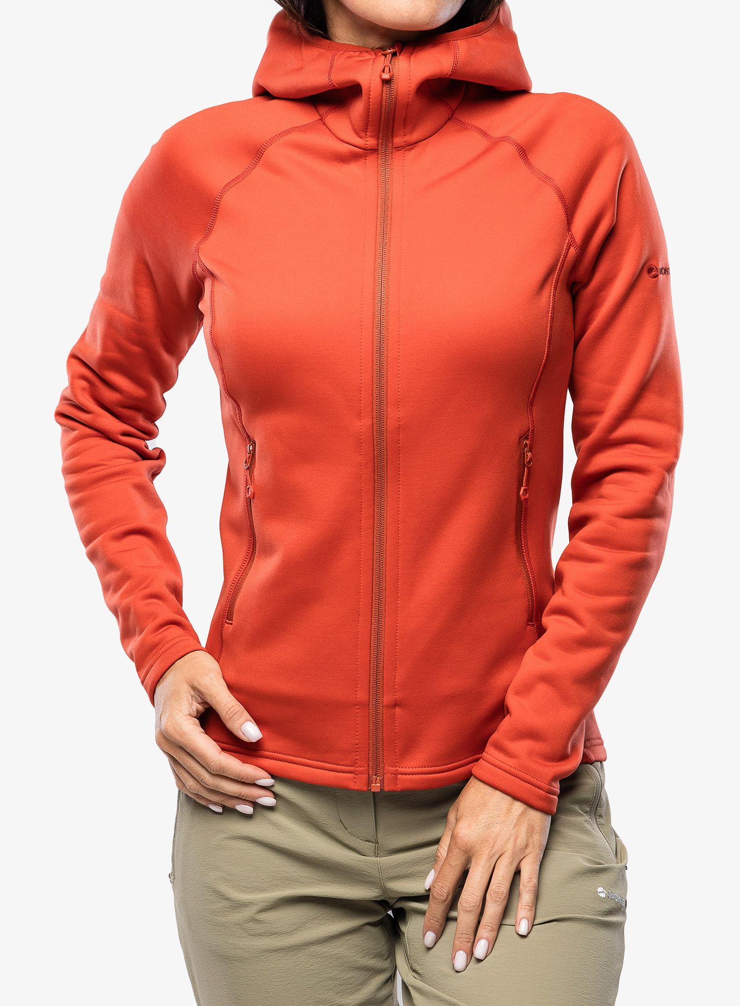 Dukserica s kapuljačom ženska Montane Fury Hoodie - saffron red