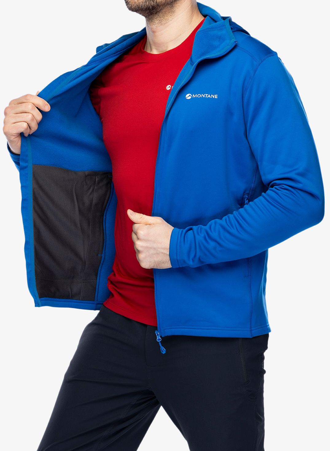 Majica s kapuljačom Montane Fury Lite Hoodie - neptune blue