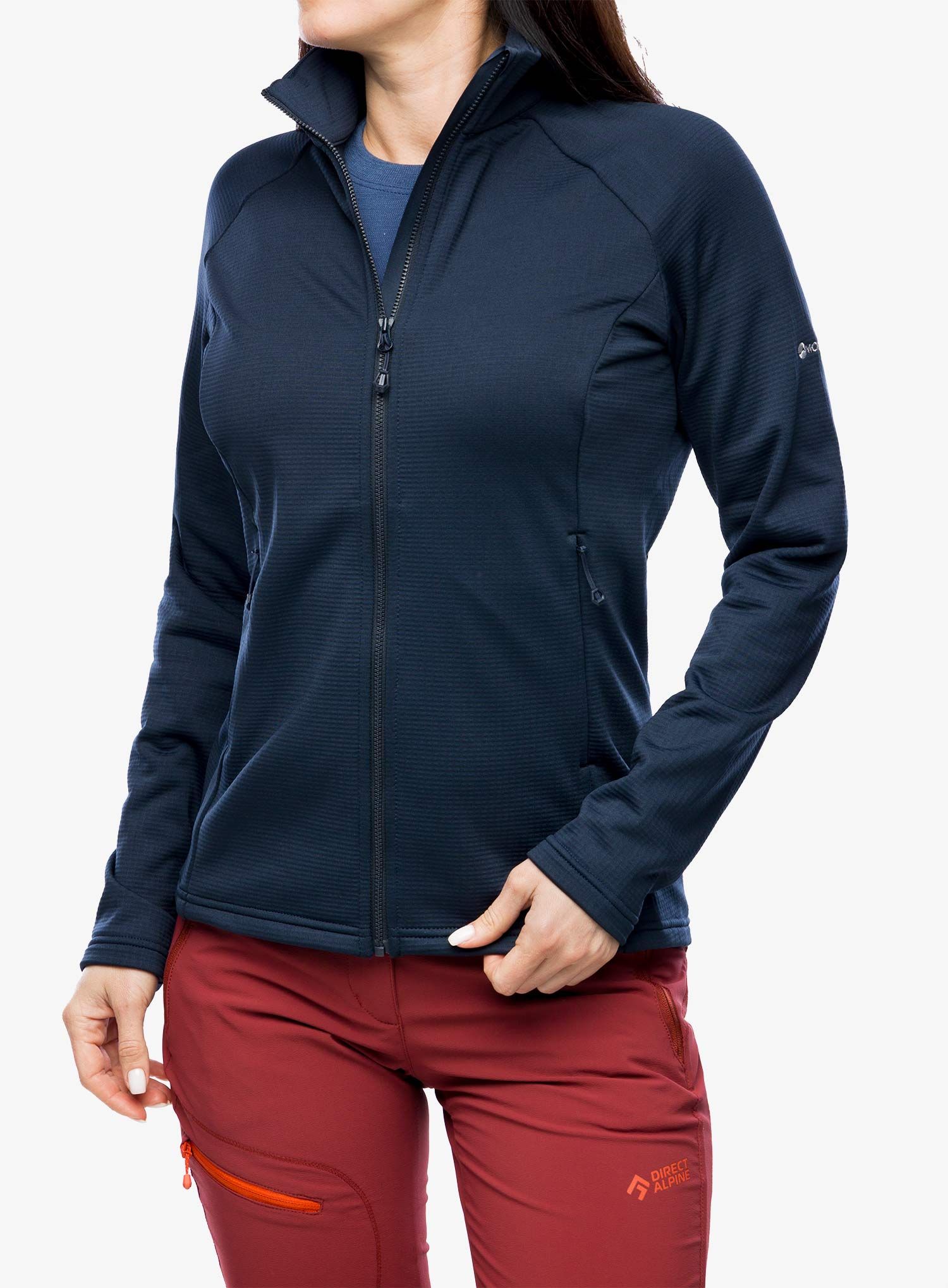 Ženska dukserica na otkopčavanje Montane Protium Jacket - eclipse blue