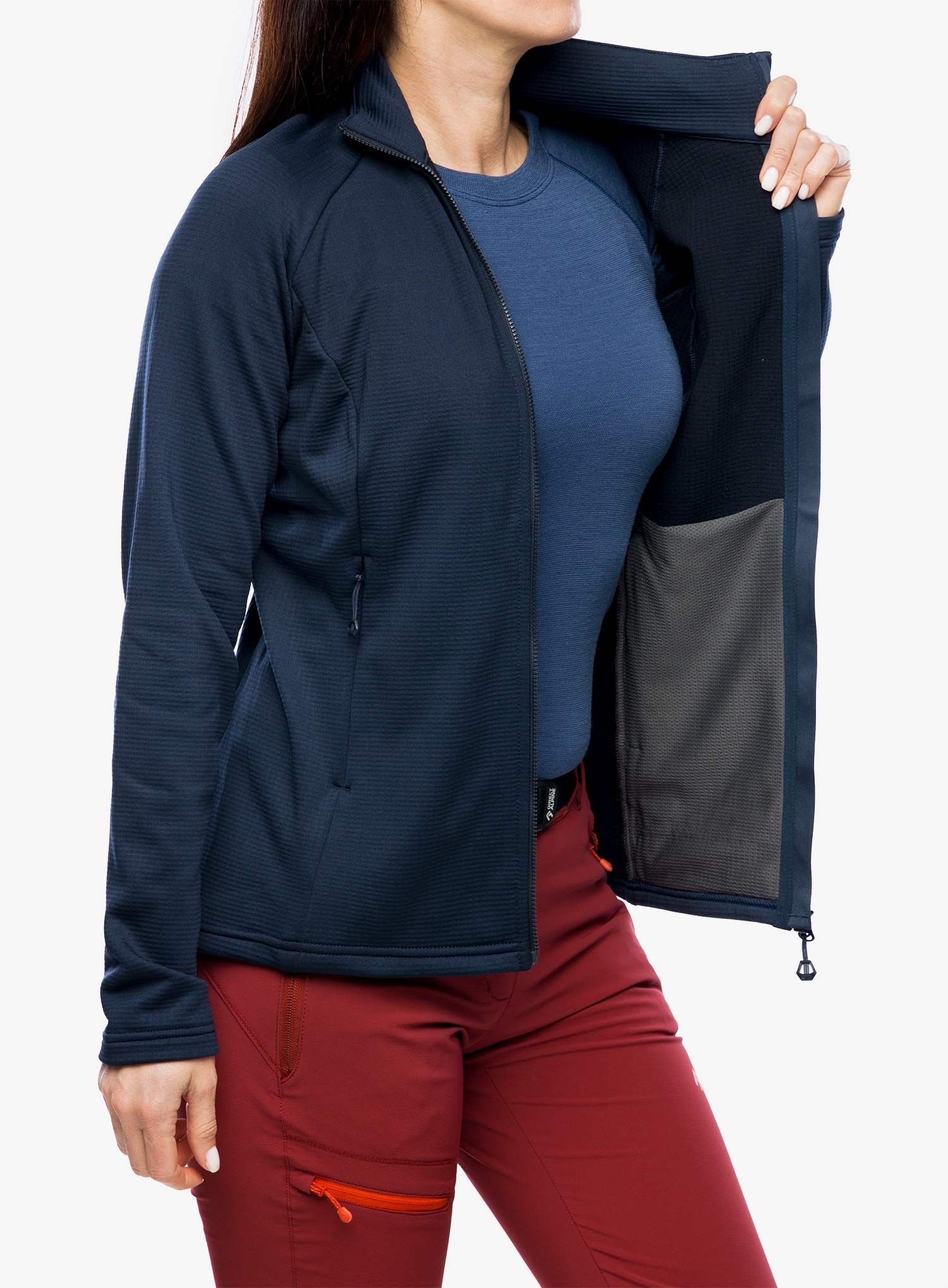 Ženska dukserica na otkopčavanje Montane Protium Jacket - eclipse blue