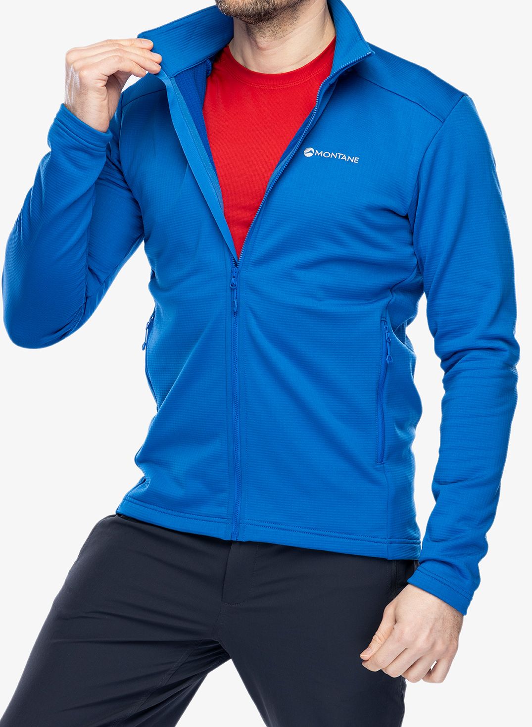 Dukserica na otkopčavanje Montane Protium Jacket - neptune blue