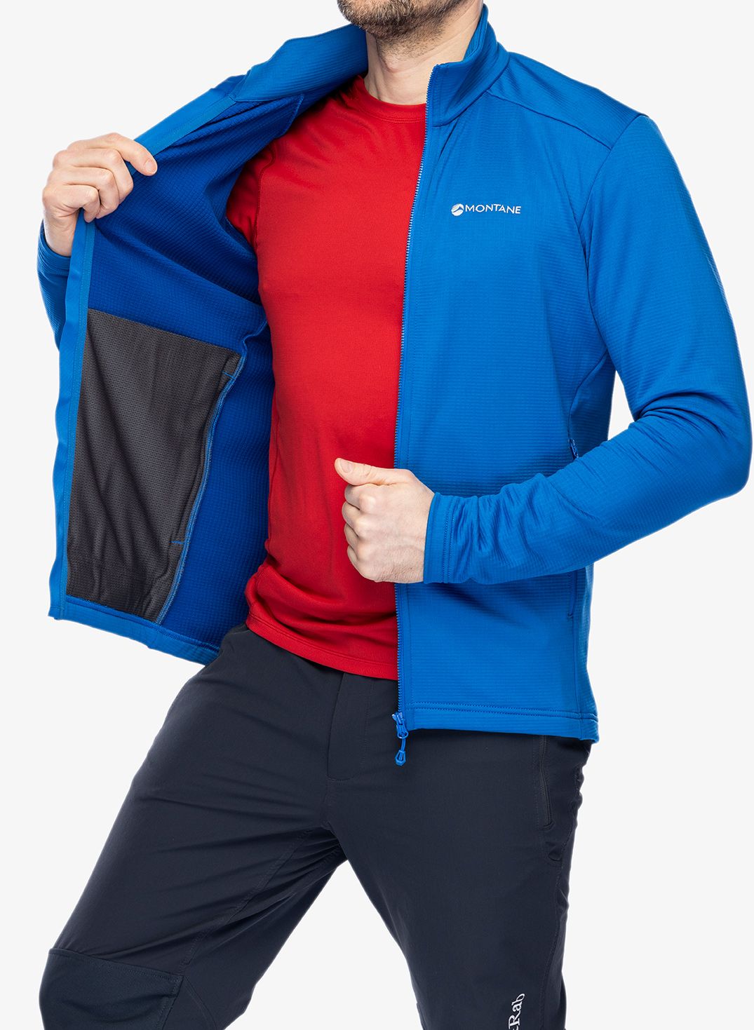 Dukserica na otkopčavanje Montane Protium Jacket - neptune blue
