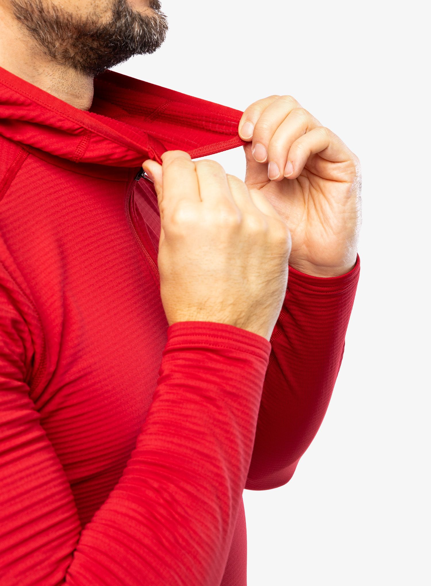 Majica s kapuljačom Montane Protium Lite Hoodie - acer red