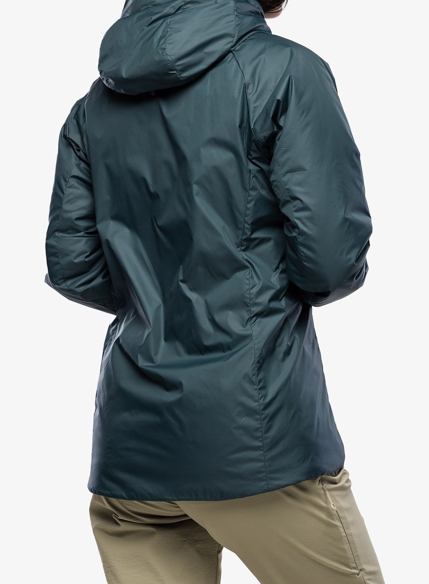 Jakna s postavom ženska Montane Respond Hoodie - deep forest