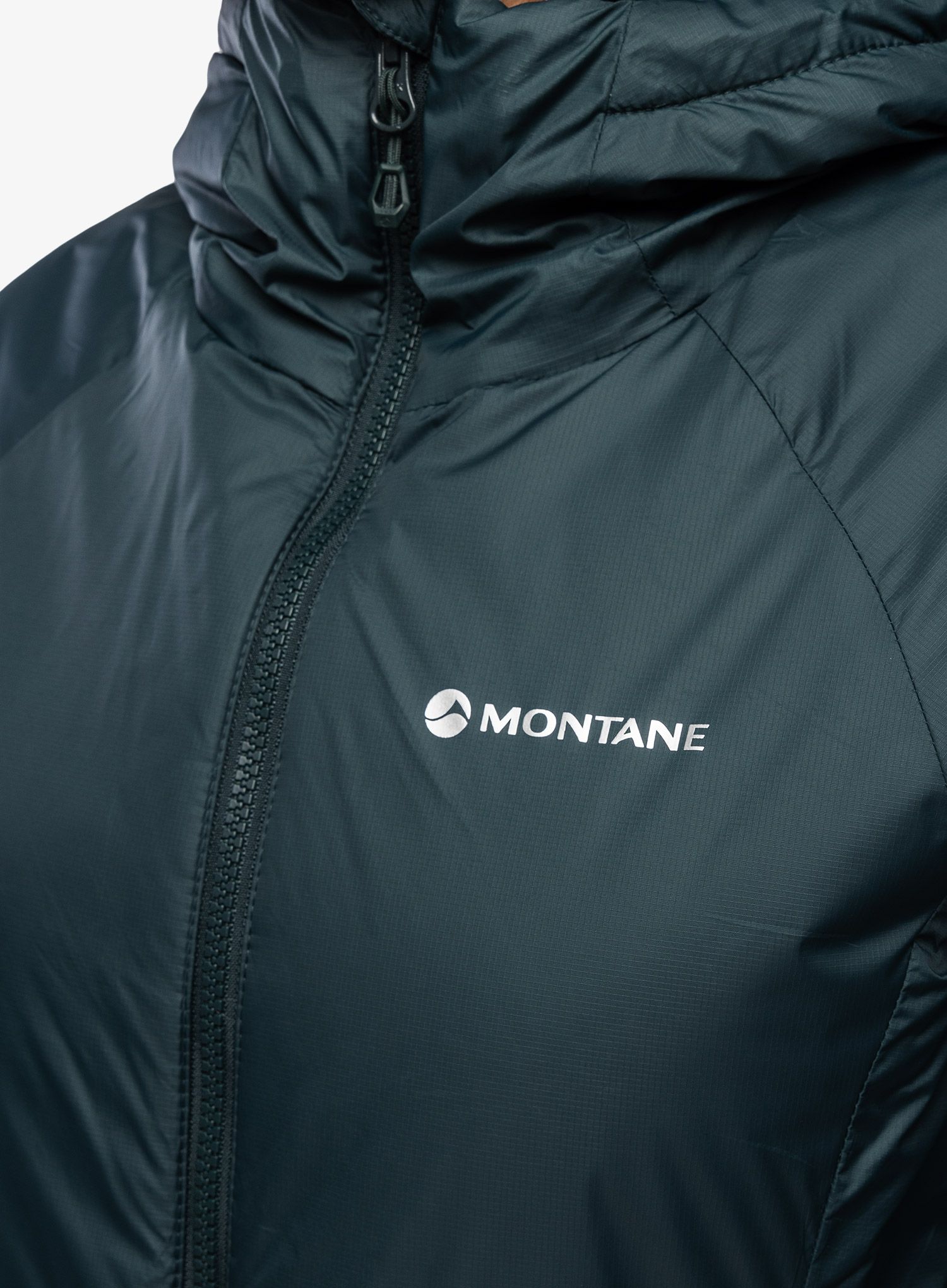 Jakna s postavom ženska Montane Respond Hoodie - deep forest