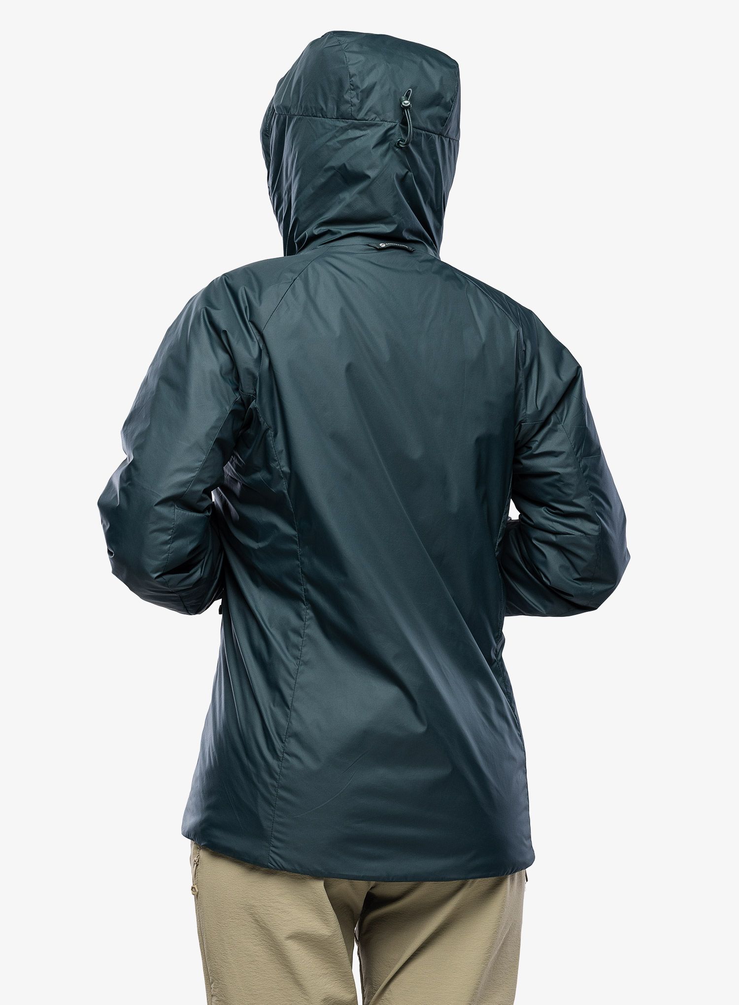 Jakna s postavom ženska Montane Respond Hoodie - deep forest