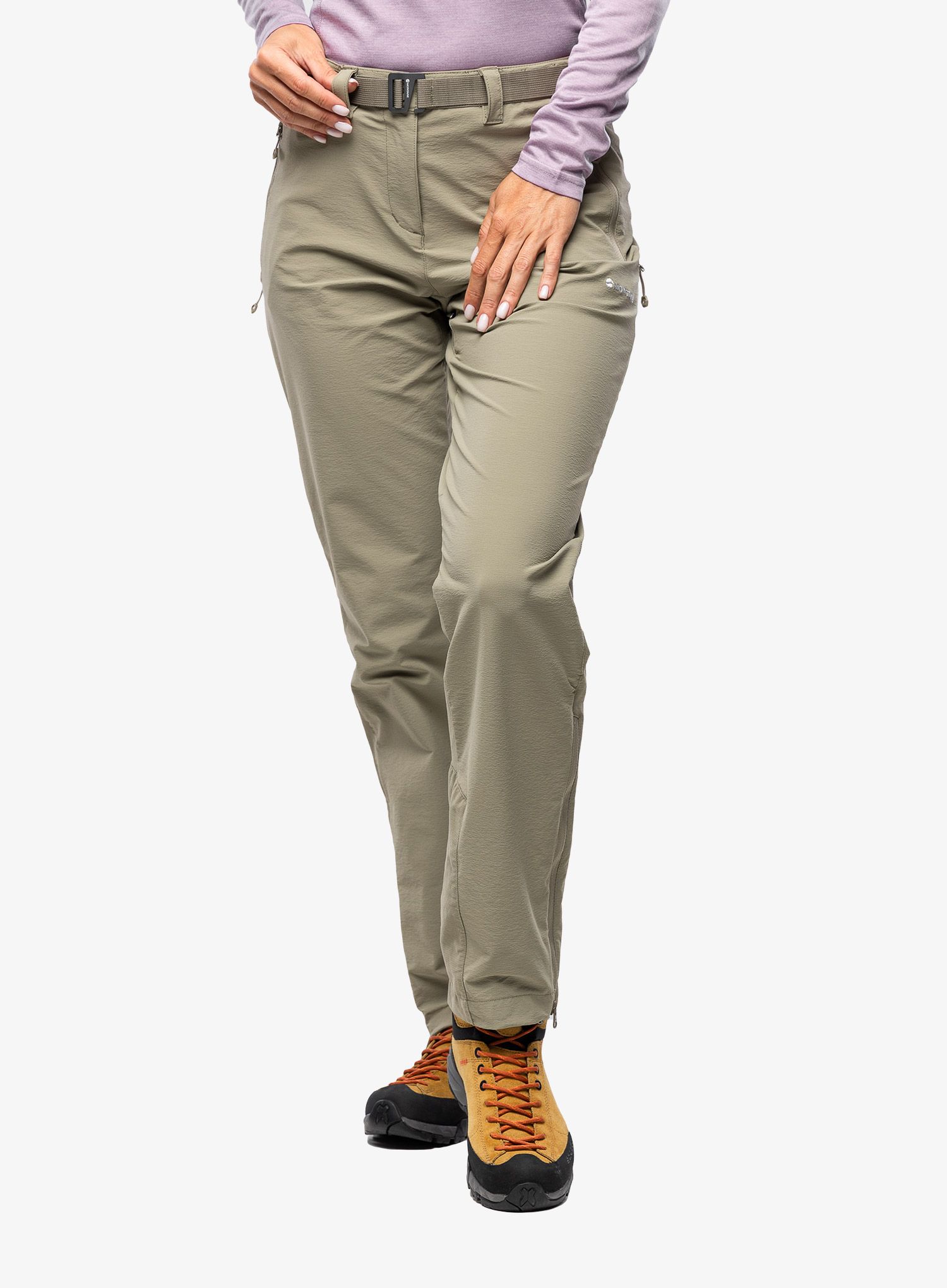Ženske planinarske hlače Montane Terra Stretch Pants - overland