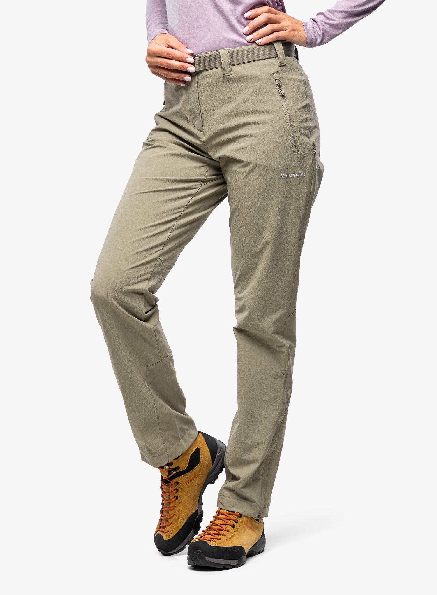 Ženske planinarske hlače Montane Terra Stretch Pants - overland