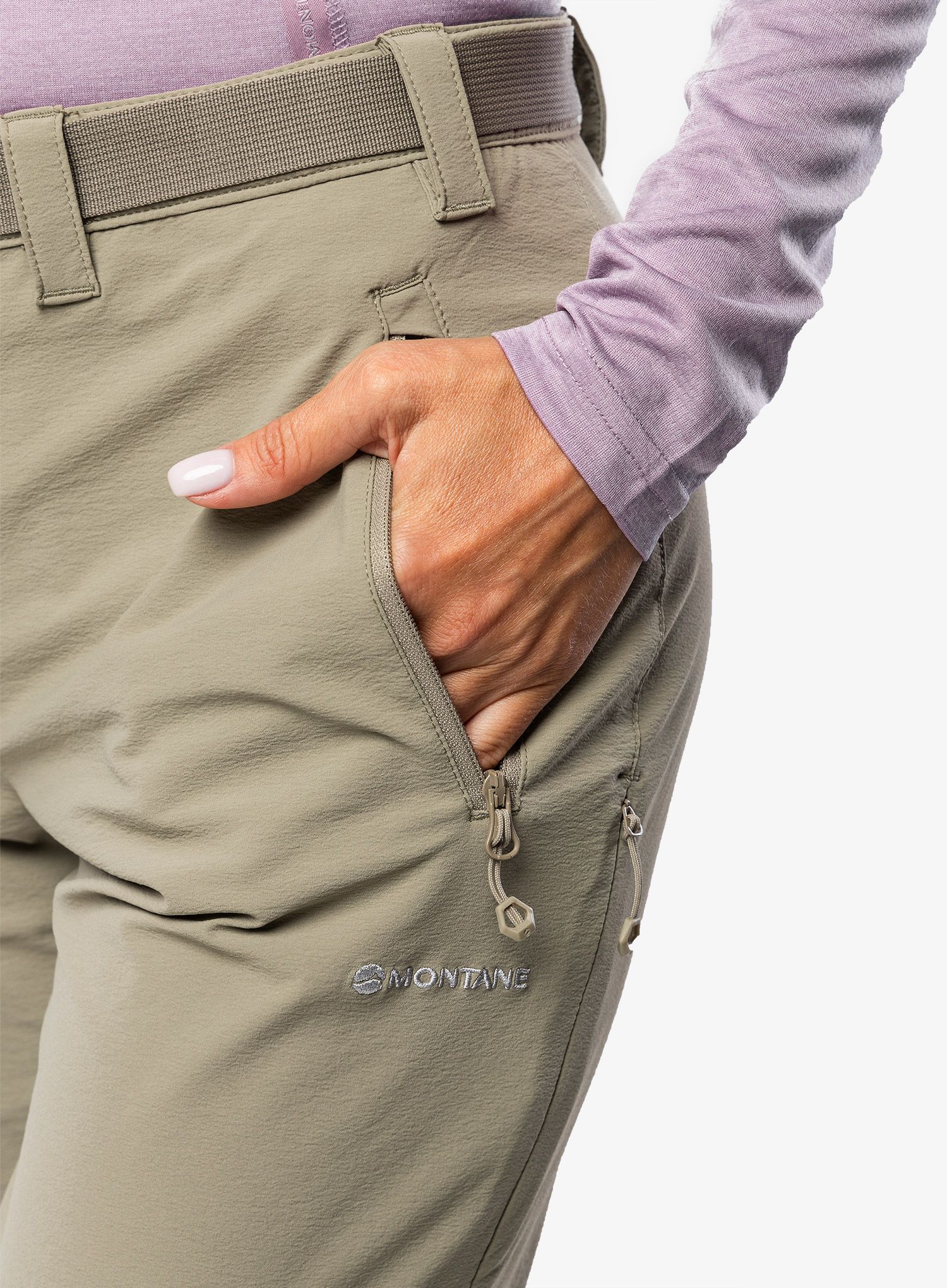 Ženske planinarske hlače Montane Terra Stretch Pants - overland