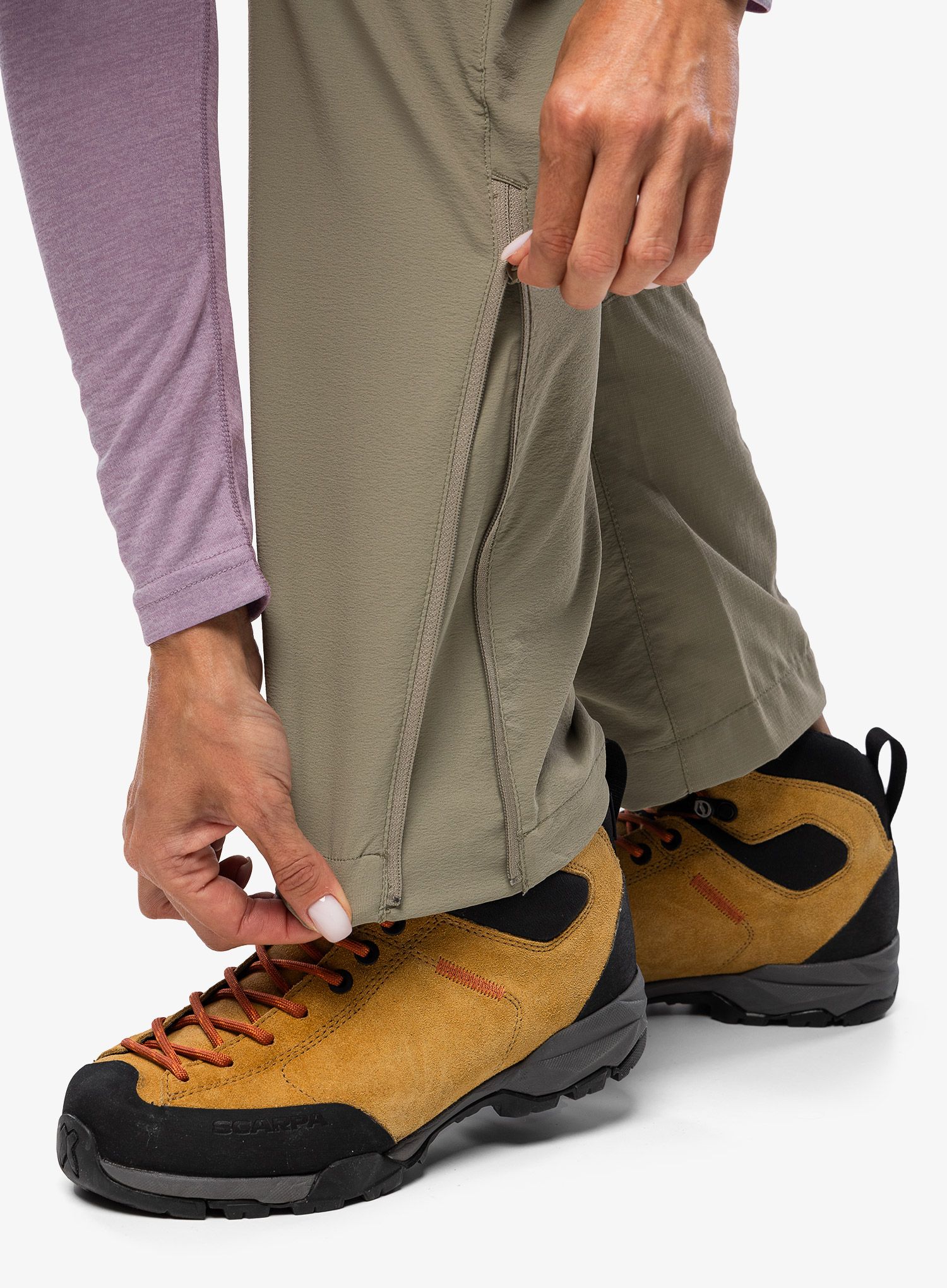 Ženske planinarske hlače Montane Terra Stretch Pants - overland