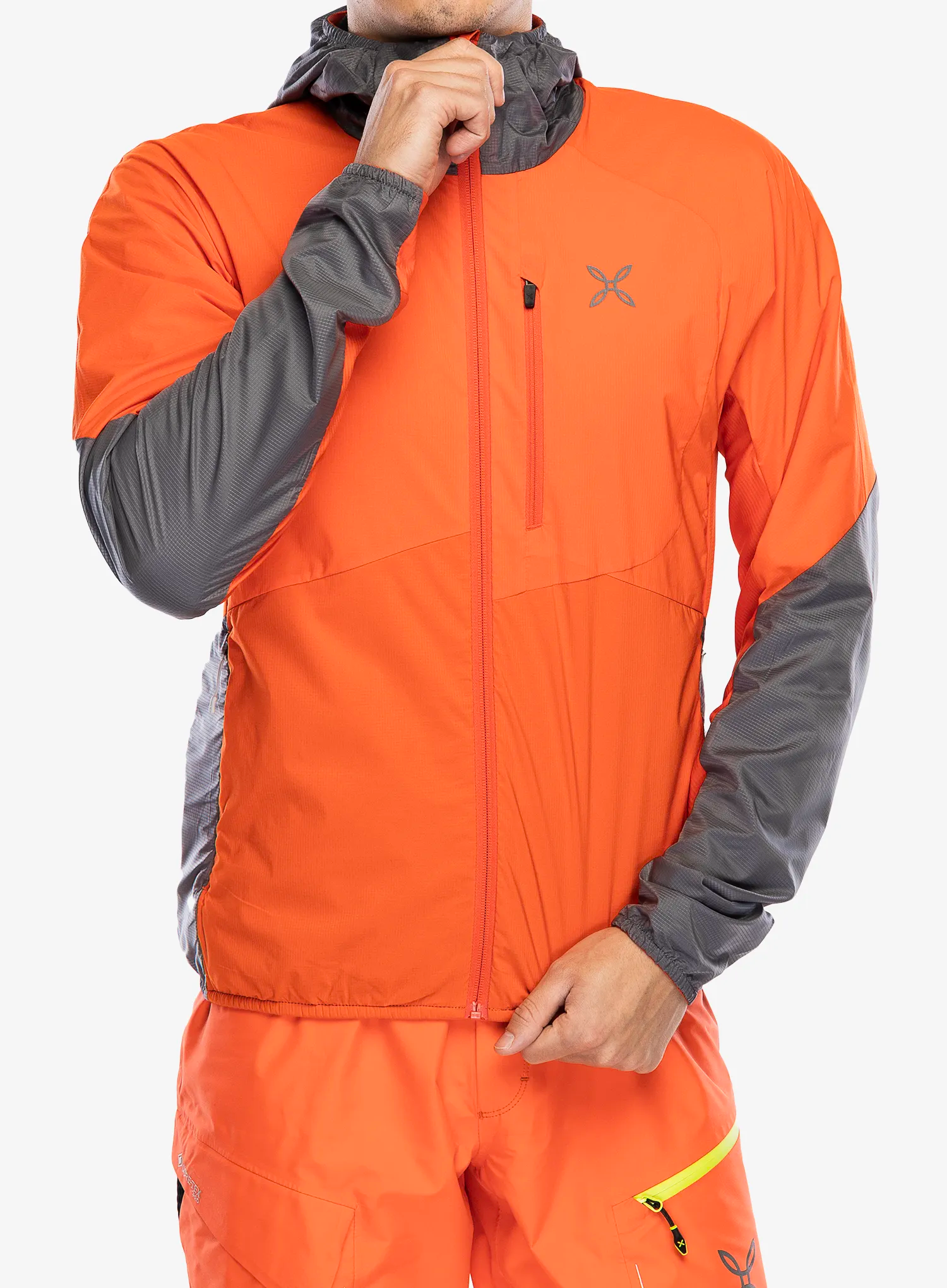 Softshell jakna Montura Alpha Evo Jacket - orange/mid grey