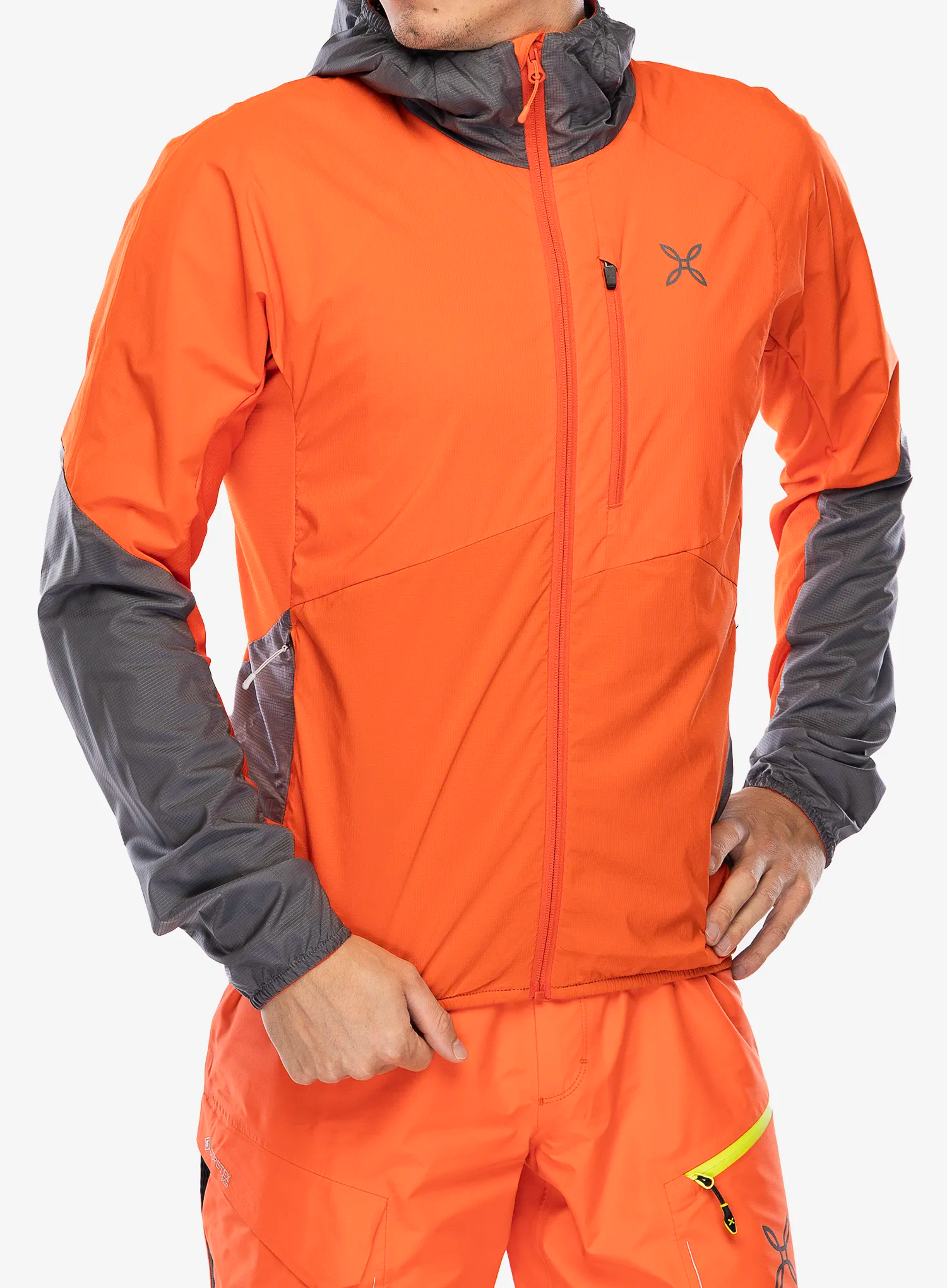 Softshell jakna Montura Alpha Evo Jacket - orange/mid grey