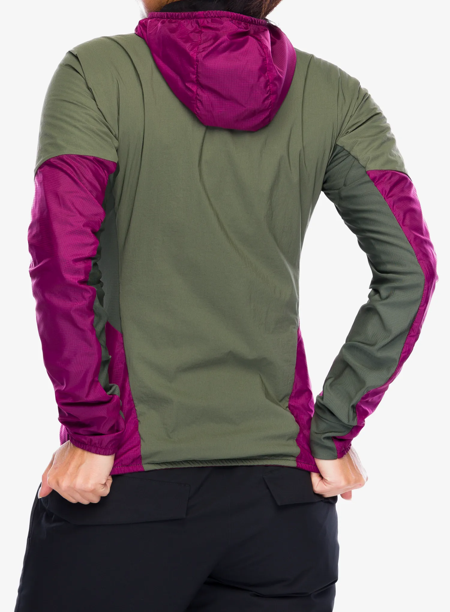 Ženska jakna za planine Montura Alpha Evo Jacket - sage green/wine red