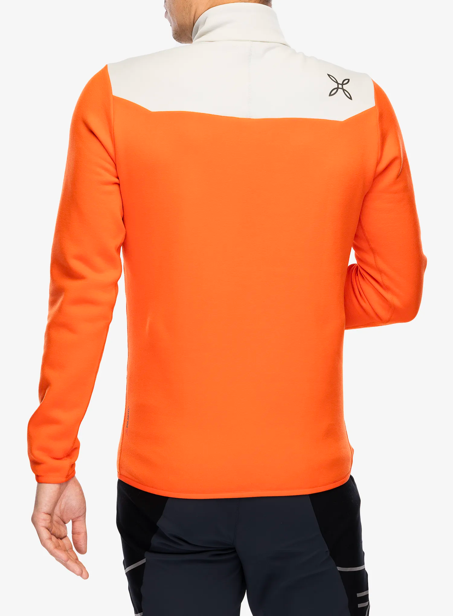 Dukserica od flisa Montura Altitude Anorak - orange/quiet grey