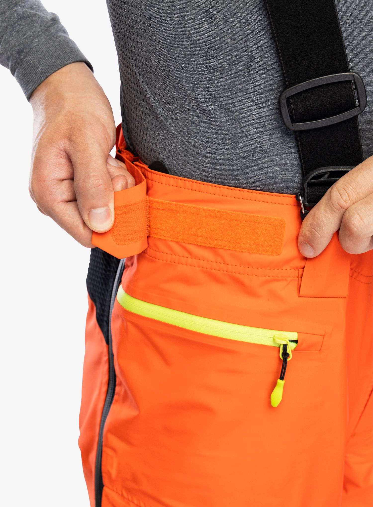 GORE-TEX hlače Montura Cliff Cover Pants - orange/verde lime