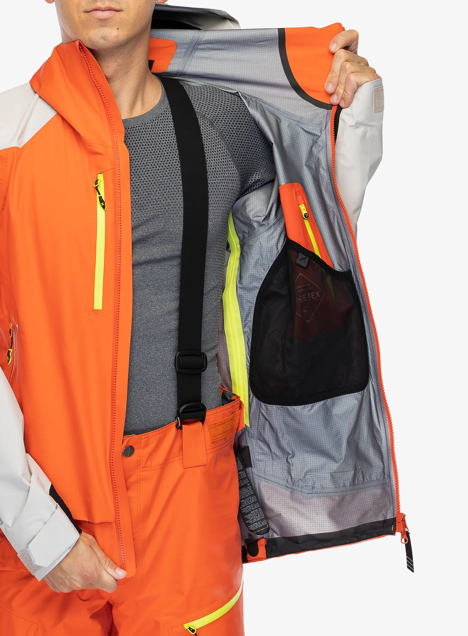 GORE TEX jakna Montura Cliff Jacket - orange/verde lime