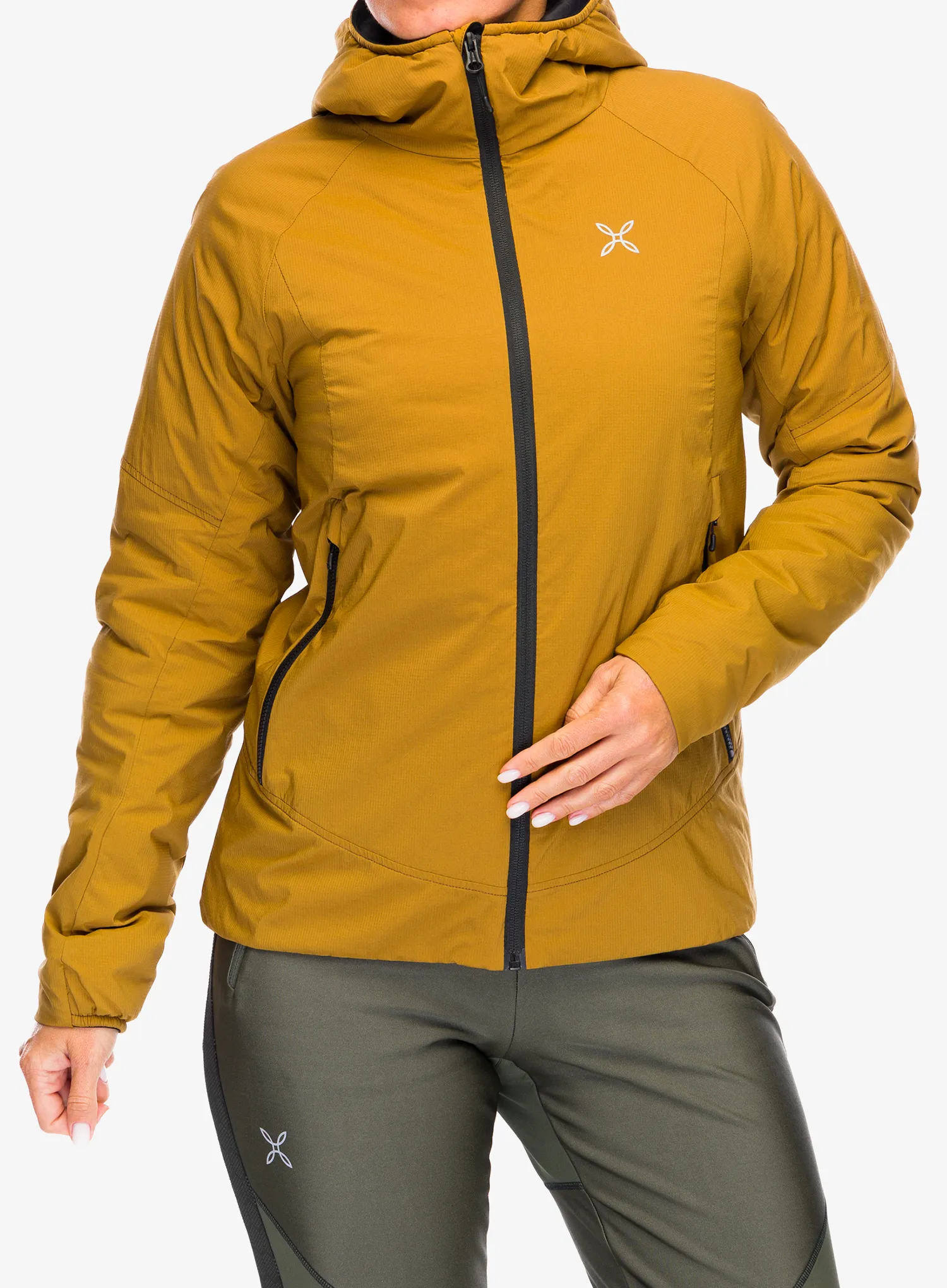Ženska jakna za planine Montura Dolomiti Hooded Jacket - bronze brown