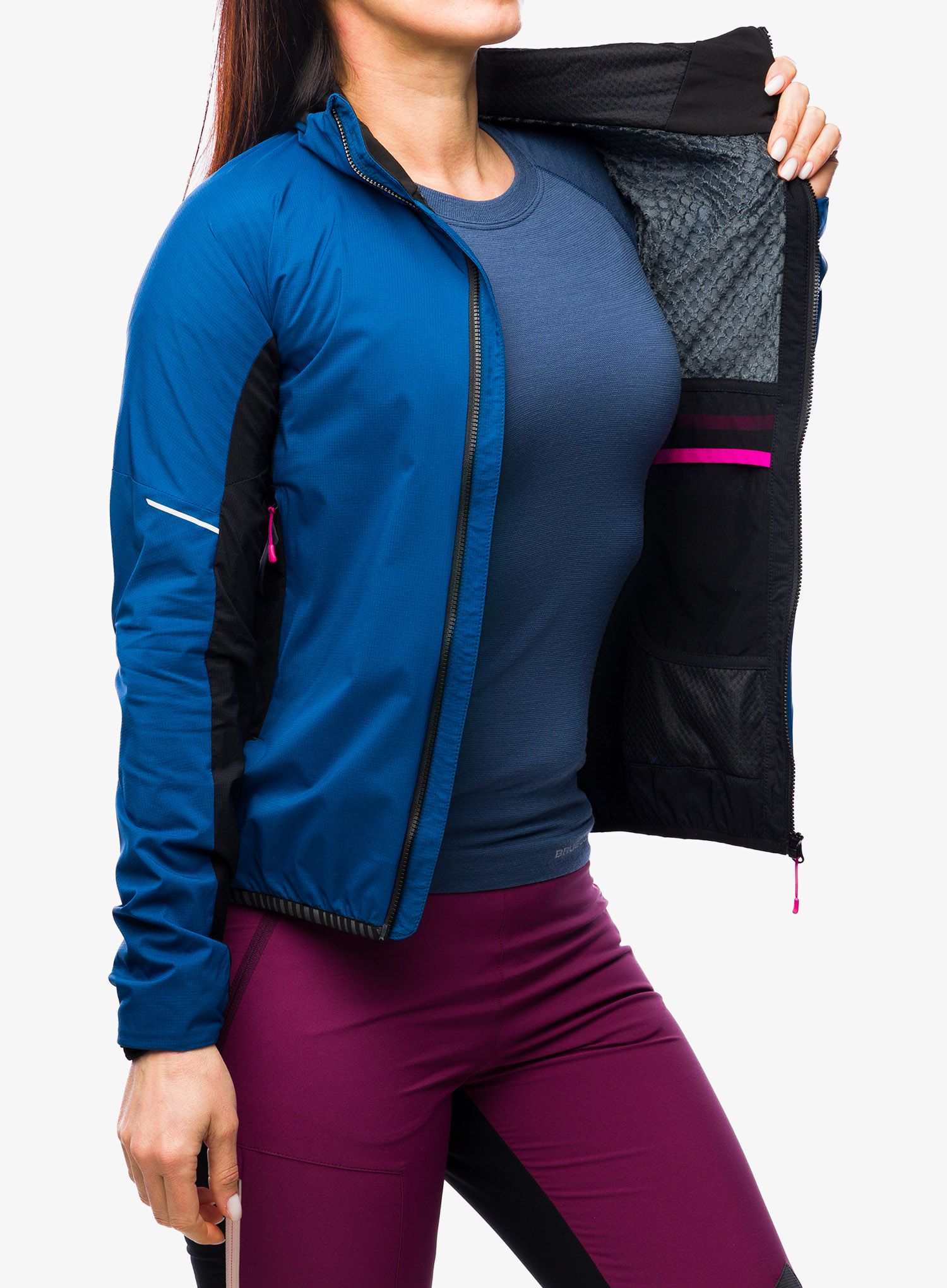 Ženska softshell jakna Montura Eiger Light Jacket - deep blue/intense violet