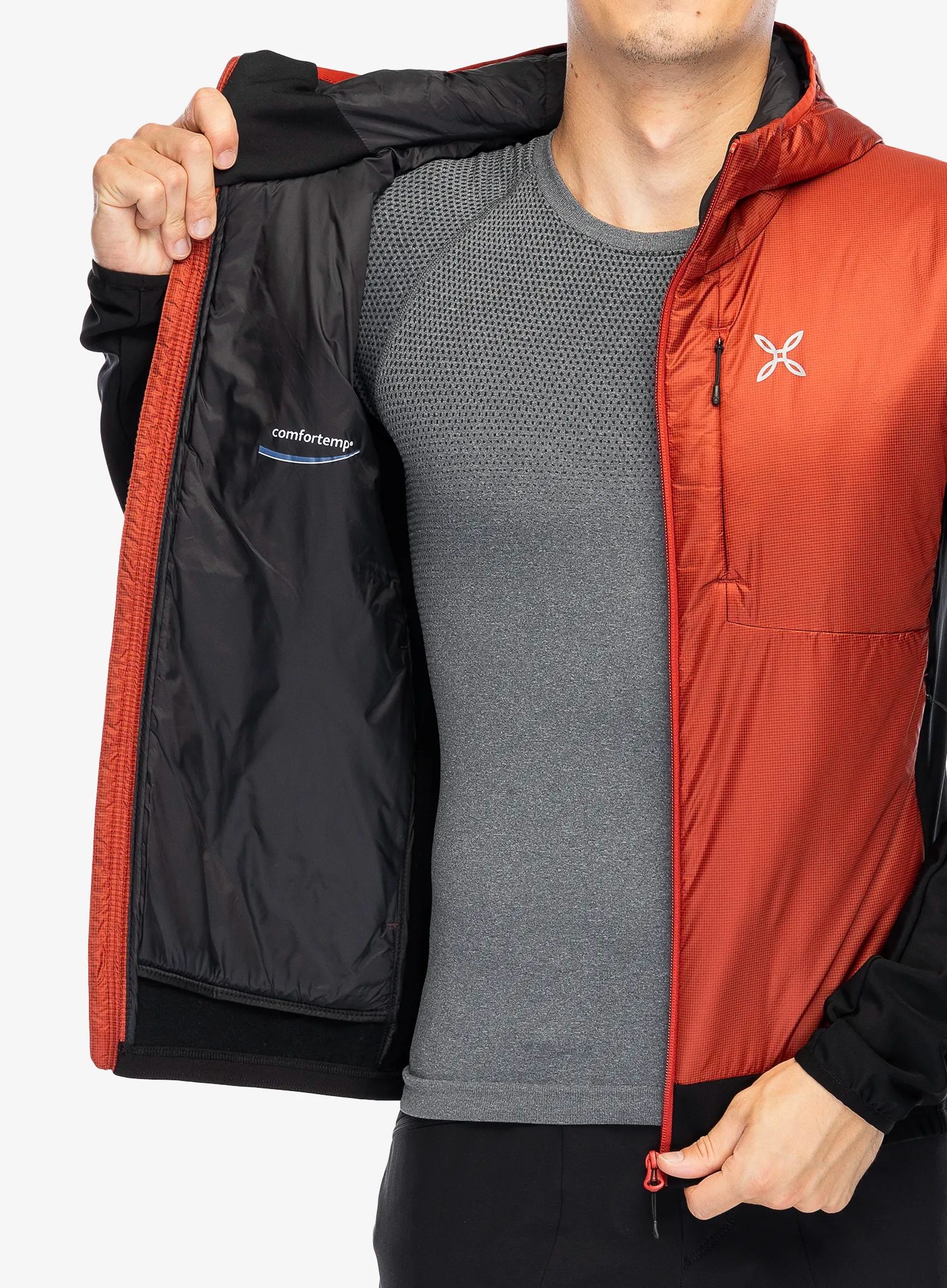 Hibridna jakna Montura Enigma Hybrid Jacket - tobacco/black