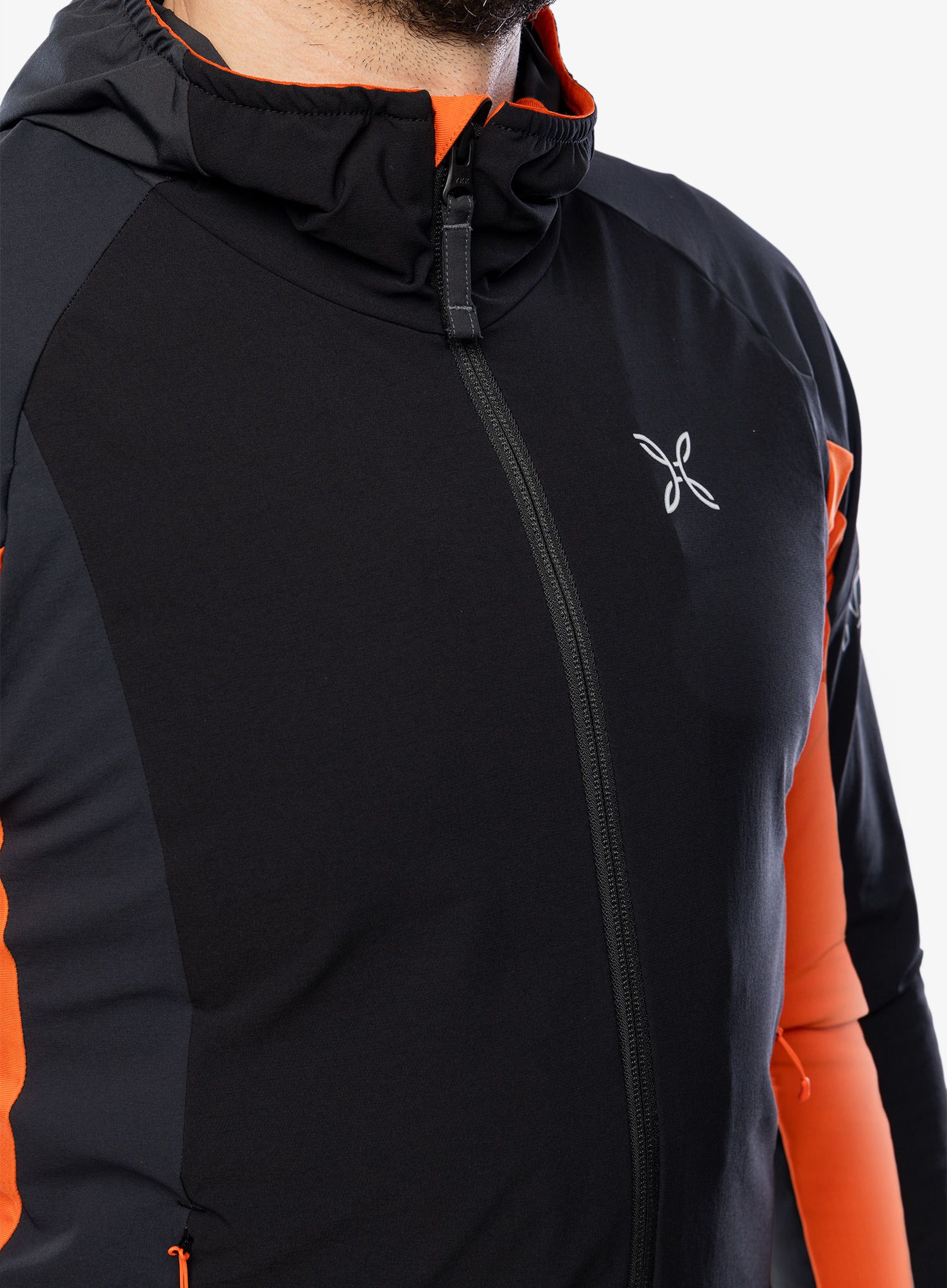 Vjetrovka Montura Flash Sky Jacket - black/bright orange
