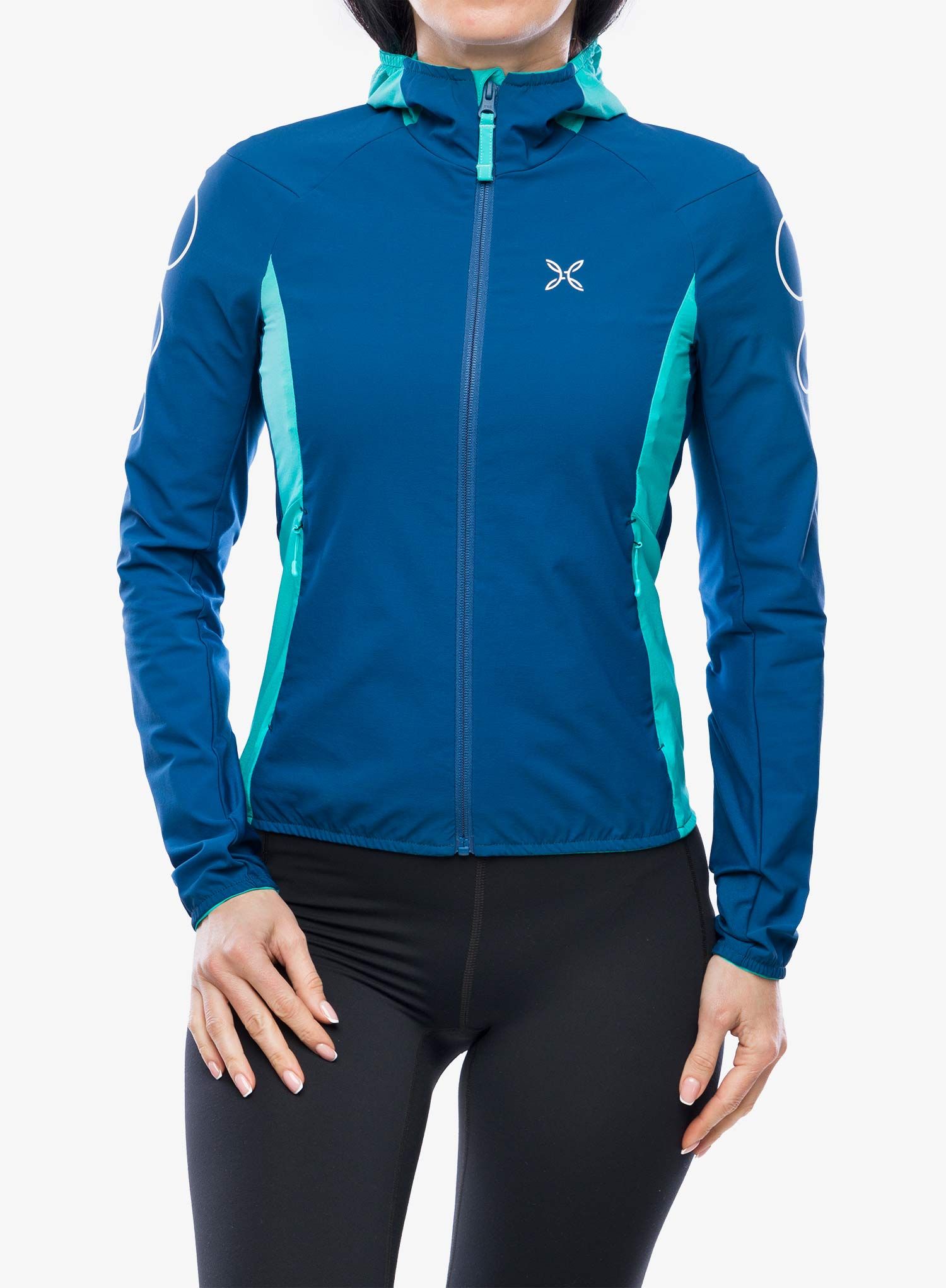 Ženska jakna za trčanje Montura Flash Sky Jacket - deep blue/light blue